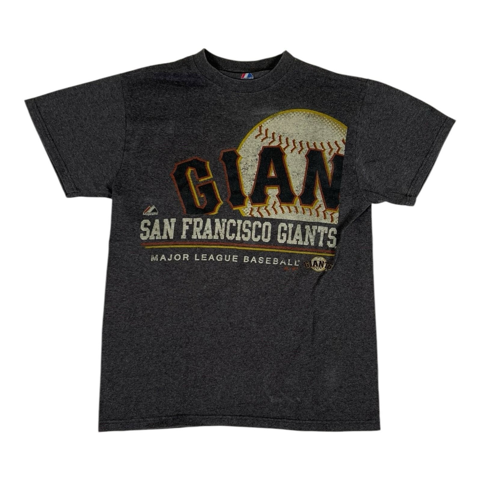 Majestic San Francisco Giants T-Shirt Size Medium Majestic Gray Graph Size US M / EU 48-50 / 2 - 1 Thumbnail