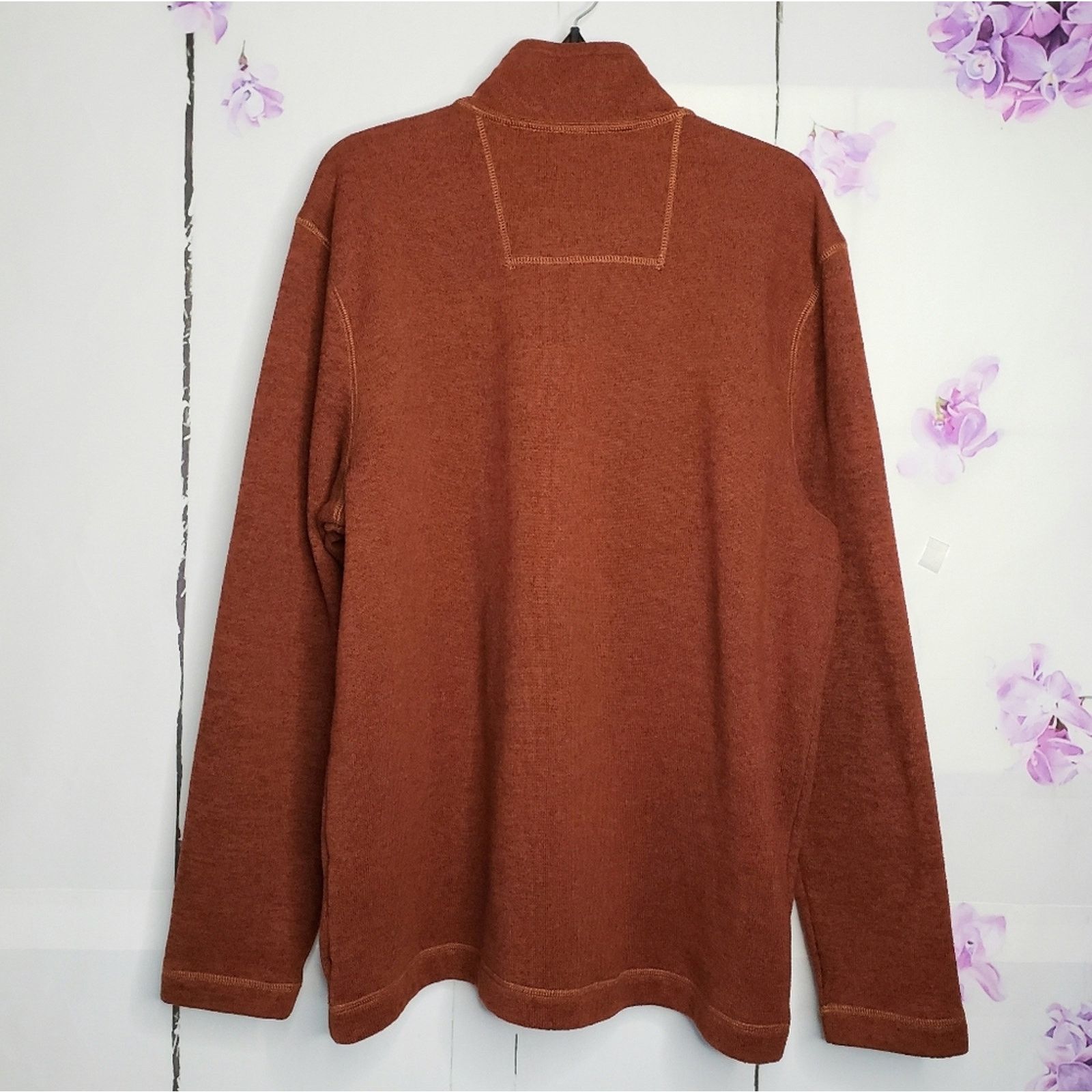 G.H. Bass & Co. Bass Rust Quarter Zip Pullover Sweater Shirt XL Size US XL / EU 56 / 4 - 2 Thumbnail