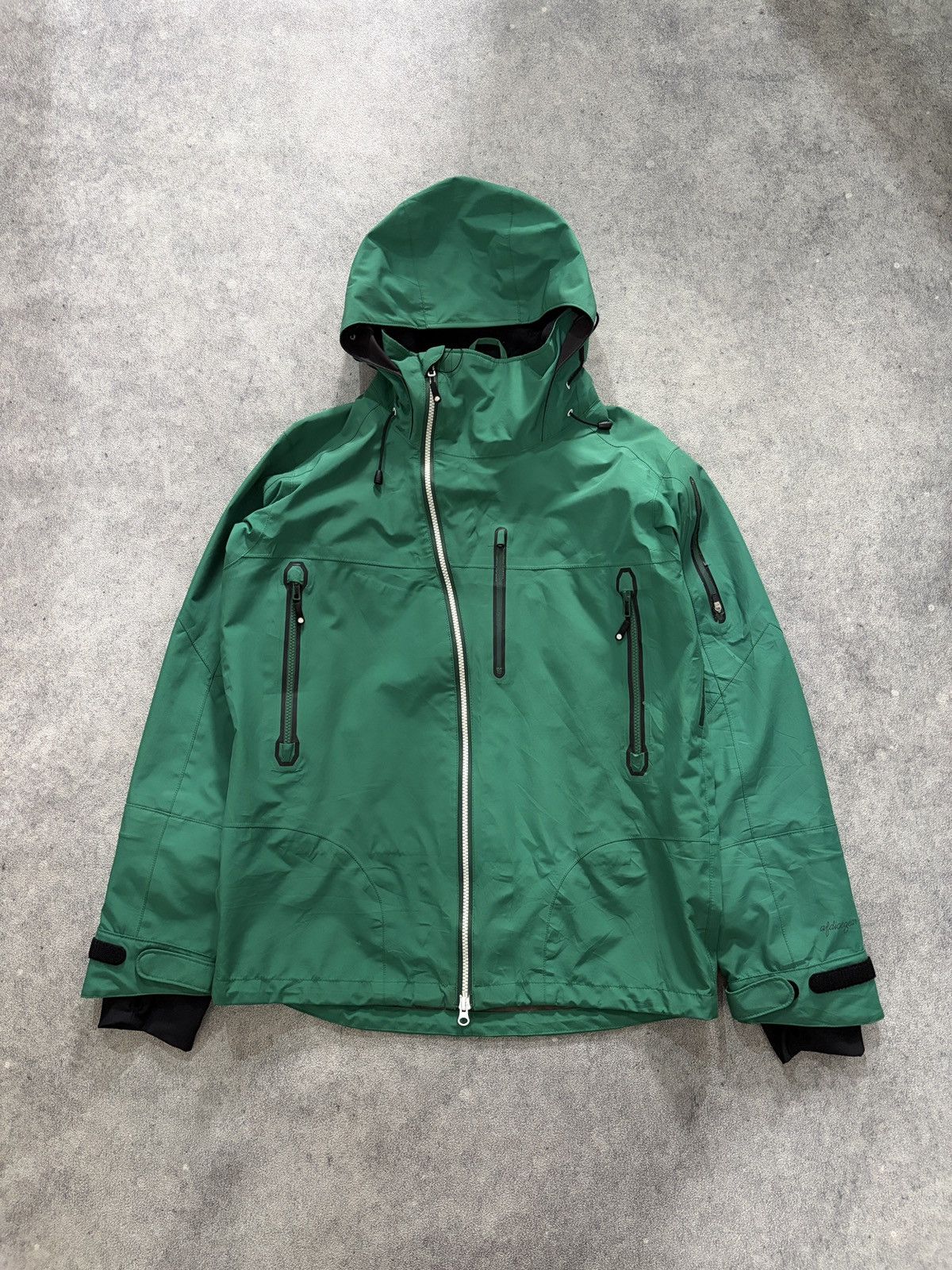 Stussy A/W11 Stussy AFDICEGEAR Asymmetric Goretex Jacket | Grailed