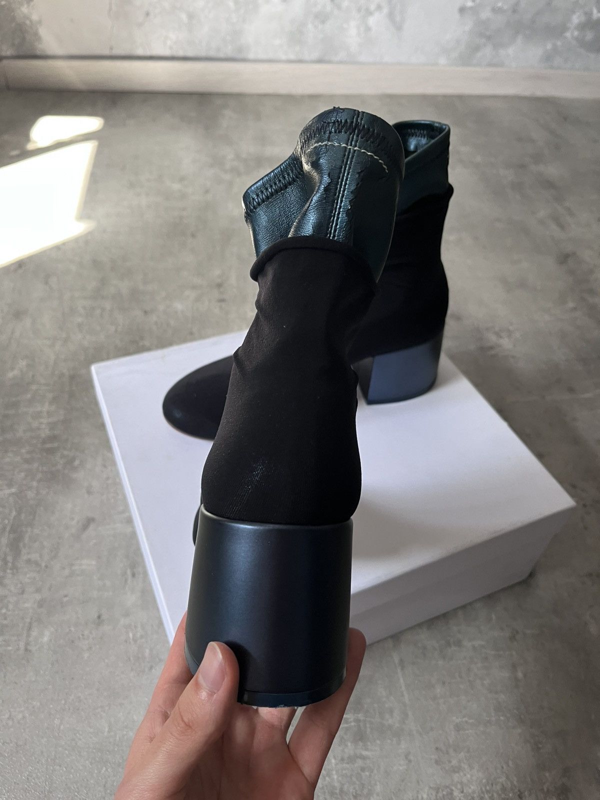 Maison Margiela Maison Margiela MM6 Faux Leather Socks Ankle heels Size US 9 / IT 39 - 5 Thumbnail