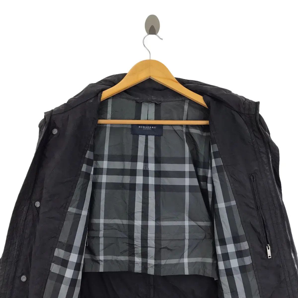 Burberry Vintage BURBERRY LONDON Technical Nova Checks Parka Jacket Size US L / EU 52-54 / 3 - 7 Thumbnail