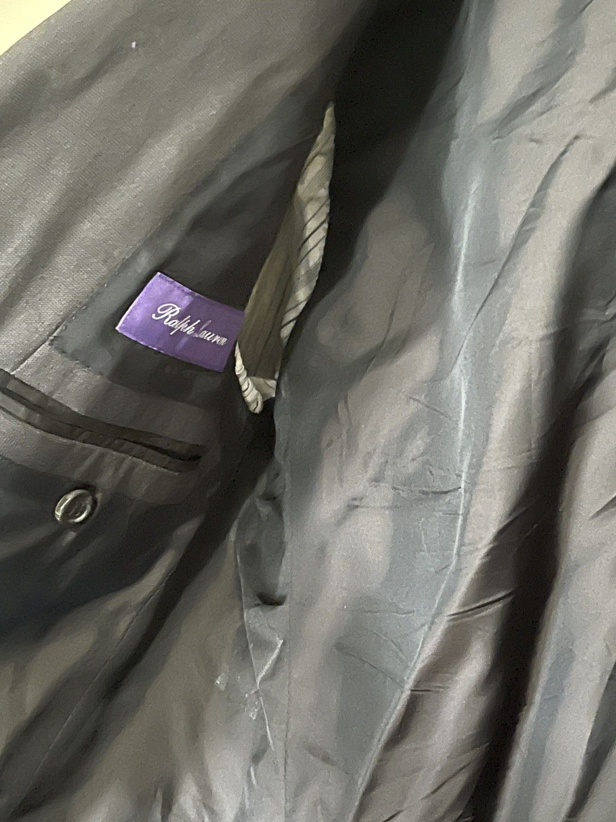 Ralph Lauren Purple Label Ralph Lauren Purple Label Wool and Cupro Blazer - 38R Size 38S - 5 Thumbnail