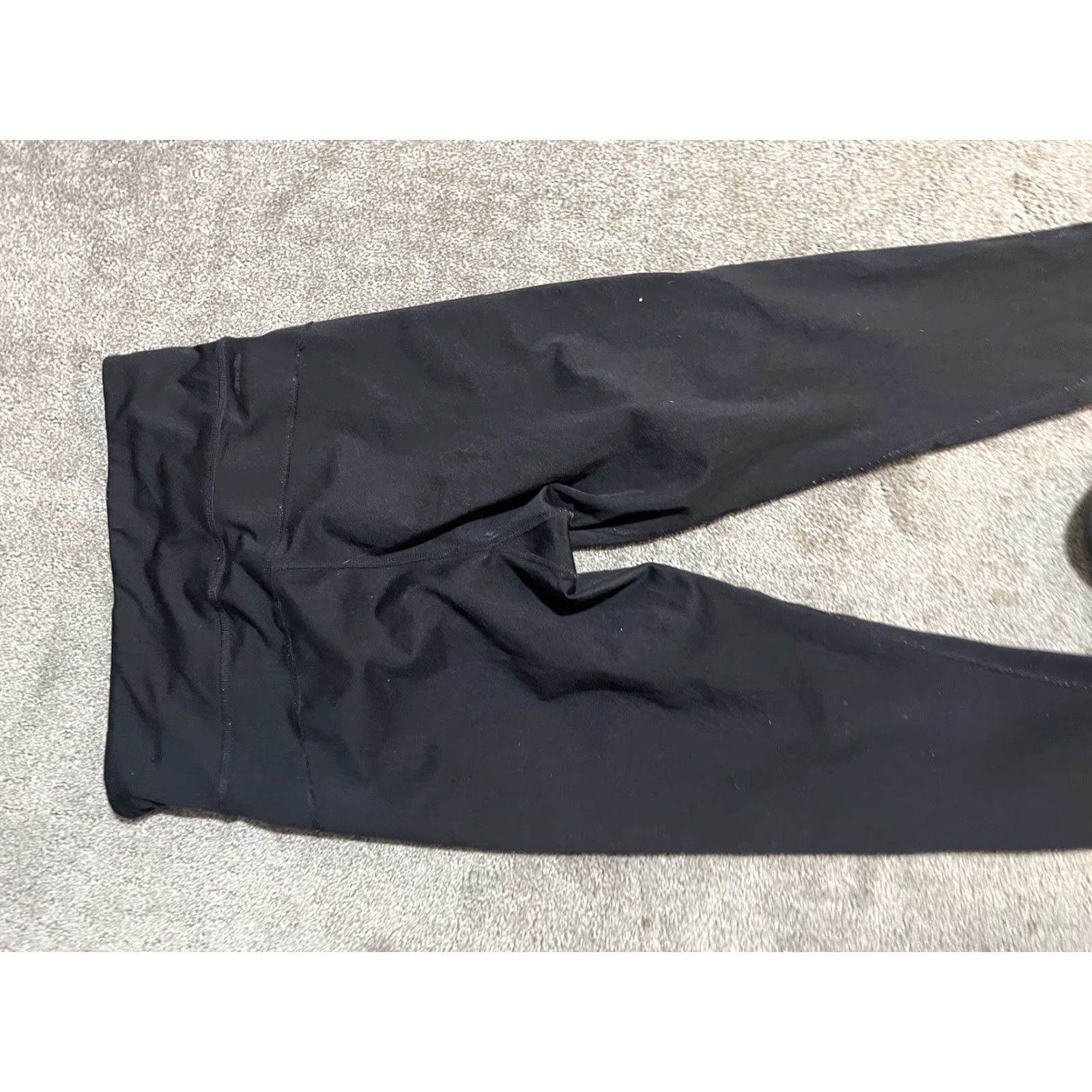 Adidas ADIDAS Leggings Pants Women's Small Black Slim Fit Cotton Blend Casual Travel Winter Secret: This item is pre-owned. Size 28" / US 6 / IT 42 - 4 Thumbnail
