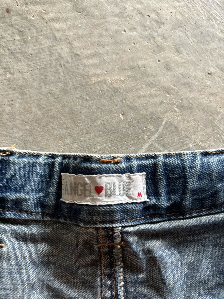 20471120 × Angel Blue × Hysteric Glamour ANGEL BLUE flare japanese reconstruct patches embroidery Size 26" / US 2 / IT 38 - 4 Thumbnail