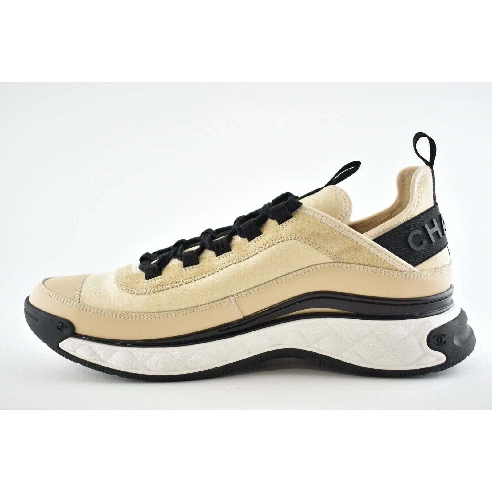 Chanel Chanel CC Logo Lace Up Low Top Trainer Sneaker 44 11 Size US 11 / EU 44 - 7 Thumbnail