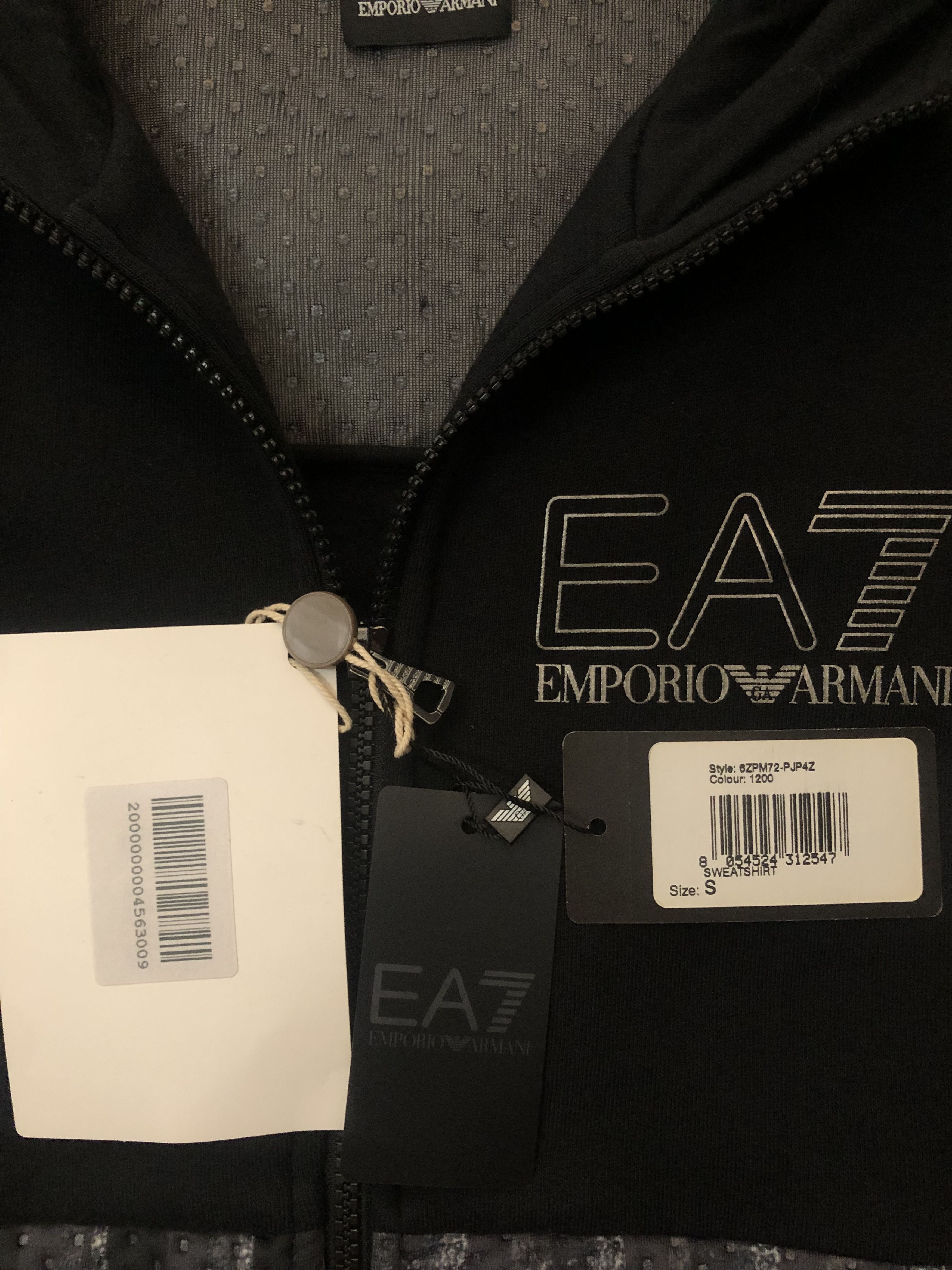 Emporio Armani Emporio Armani EA7 Zip-up Sweatshirt Size US S / EU 44-46 / 1 - 5 Thumbnail