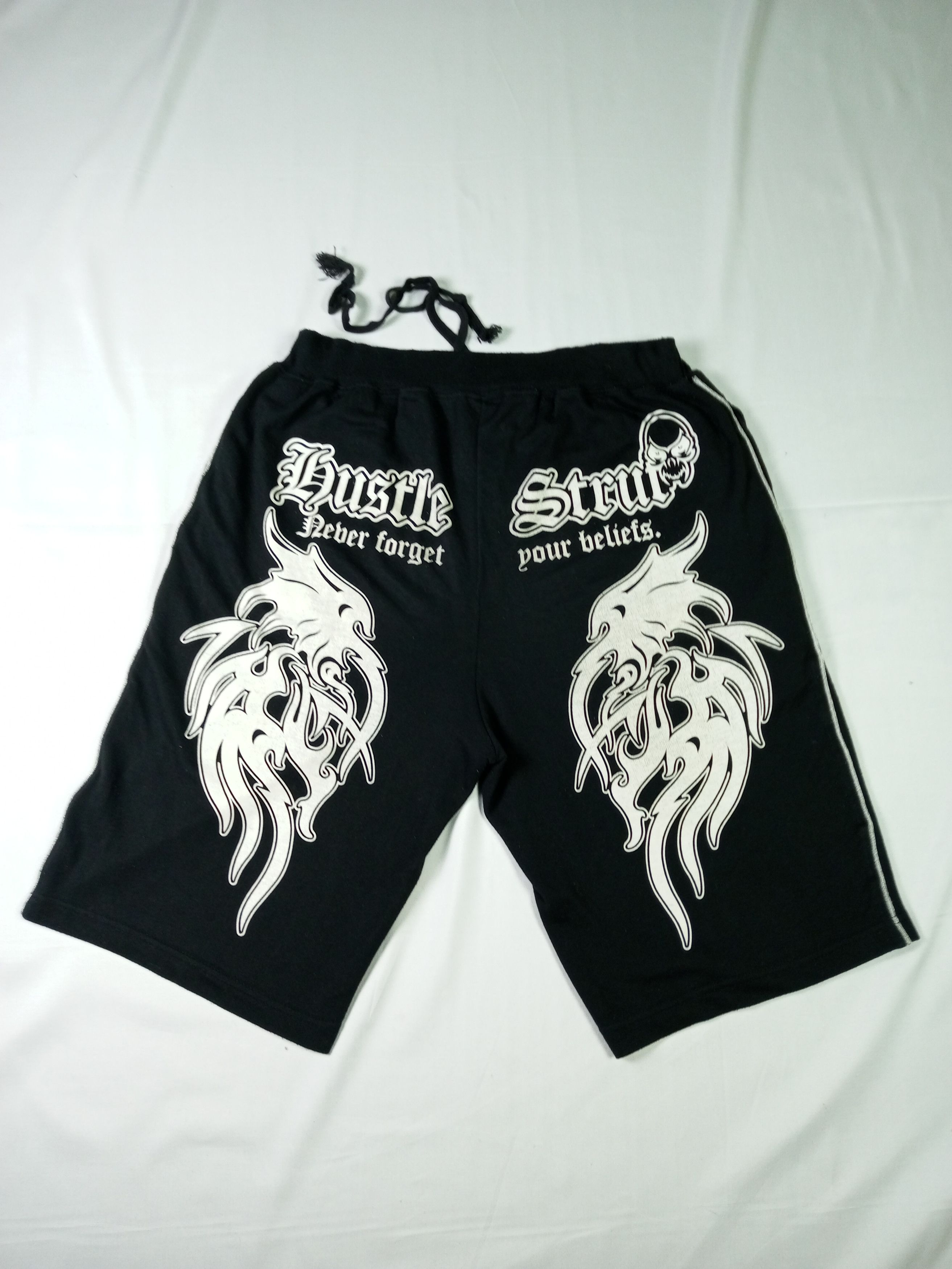 If Six Was Nine CRAZY CROSS TRIBAL POEM SHORT PANT LGB STYLE Size US 33 - 5 Thumbnail