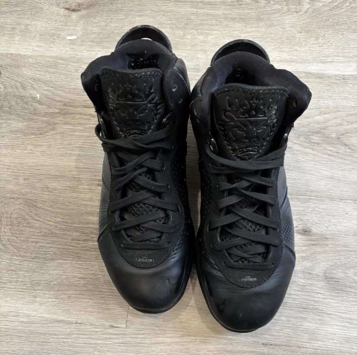 Nike Nike LeBron 8 Blackout Size US 11.5 / EU 44-45 - 3 Thumbnail