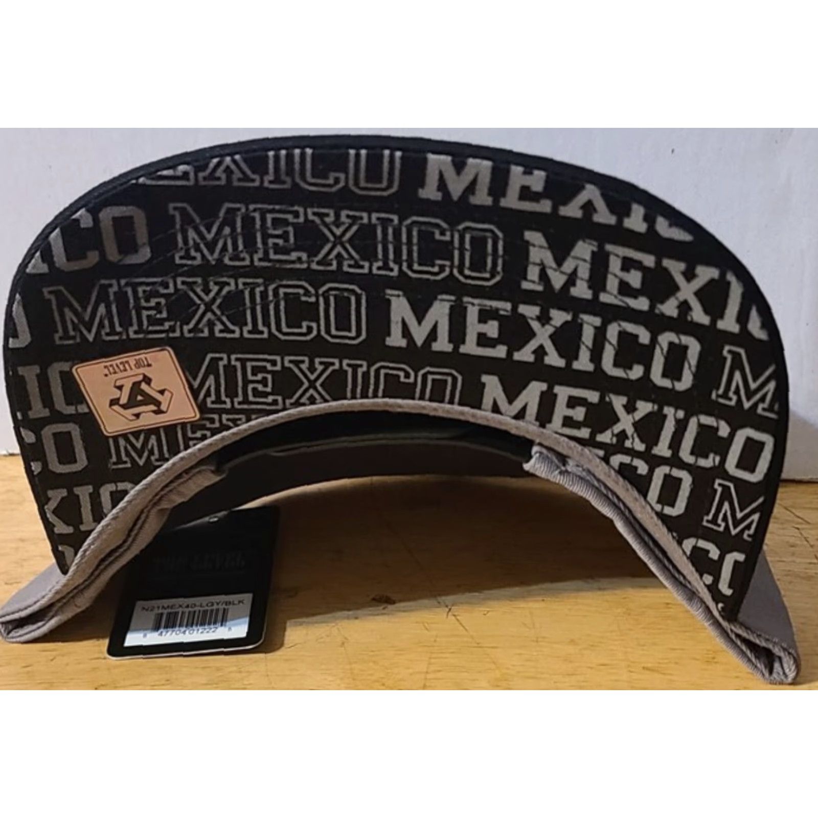 Vintage MEXICO EAGLE SNAKE CACTUS MEXICAN SNAPBACK BASEBALL CAP Gray Men Adjustable Snapback Cap Size ONE SIZE - 3 Thumbnail