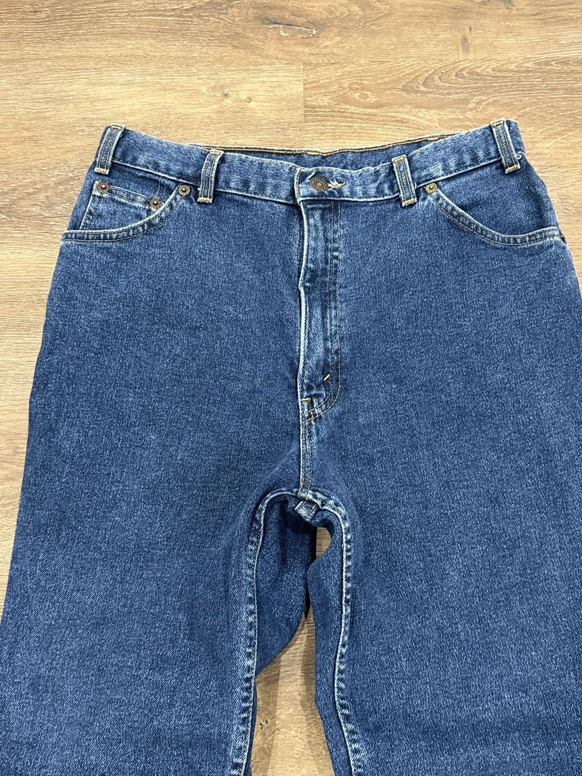 Levi's Vintage Clothing Vintage Levi’s 292 High Waisted Tapered Zip Ankle Jeans 90s Size 40" / US 18 - 3 Thumbnail
