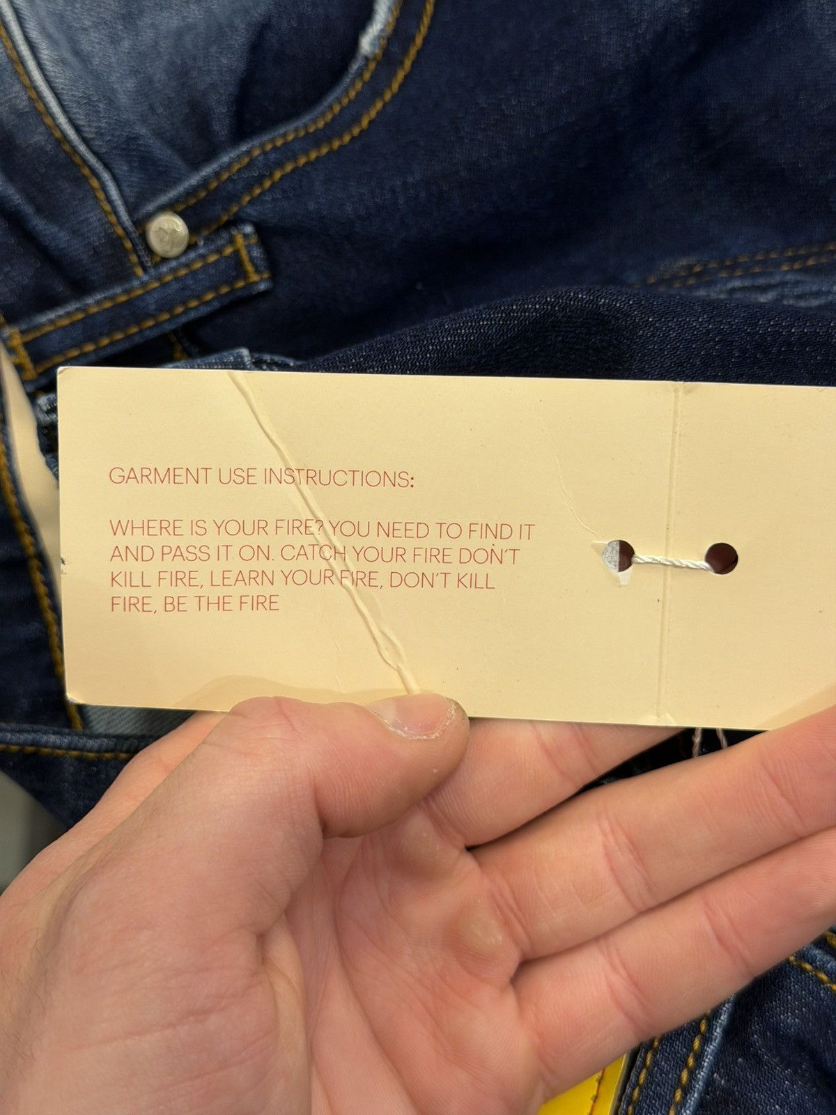 Whensmokeclears Fumi x WhenSmokeClears Pearl Blue Denim Jeans Size US 32 / EU 48 - 10 Thumbnail
