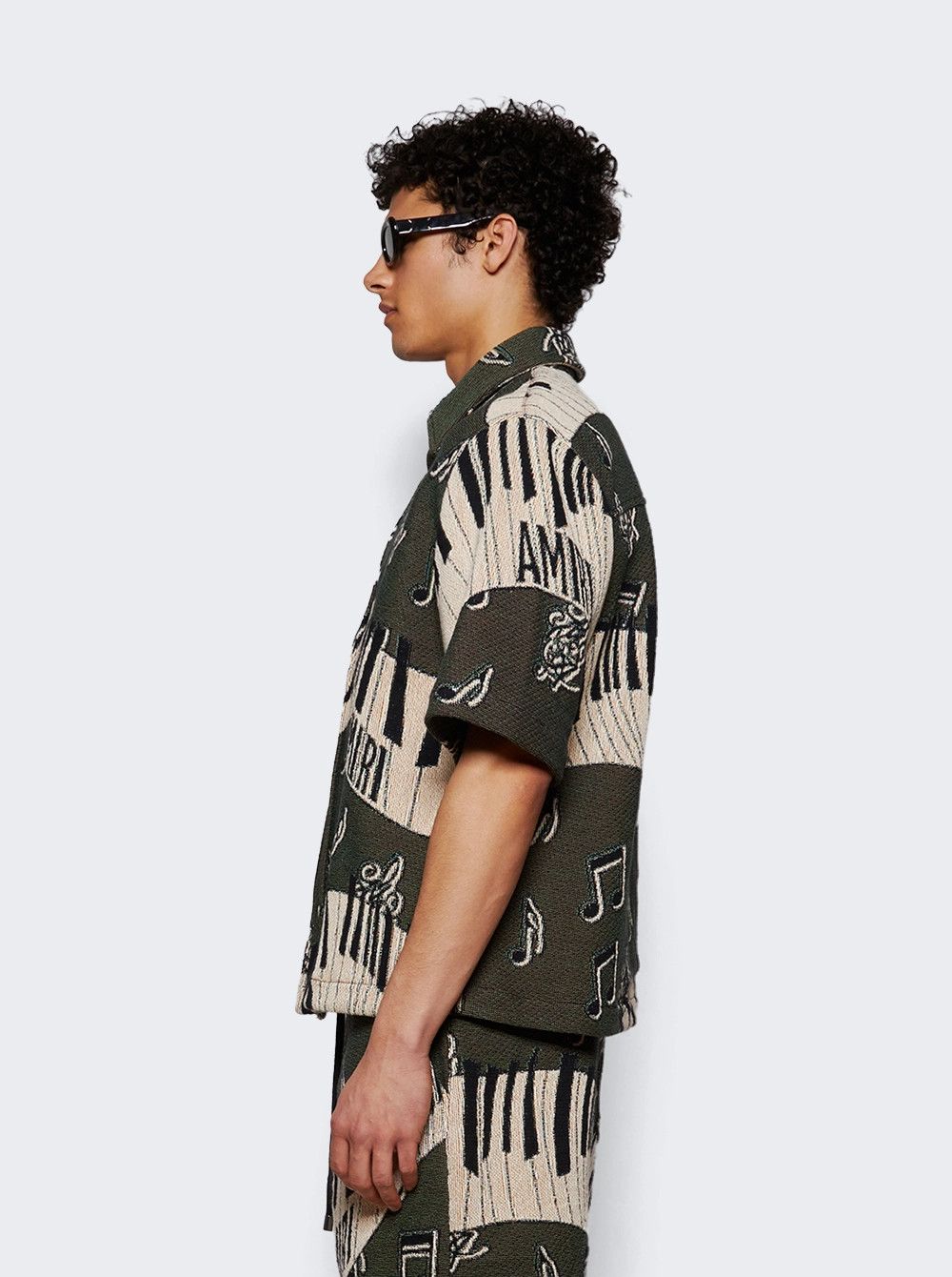 Amiri o1mle0326 Piano Keys Tapestry Shirt in Multicolor Size US XXL / EU 58 / 5 - 3 Thumbnail