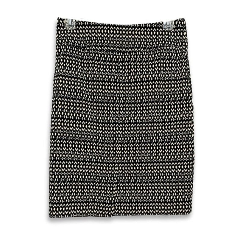 Other Margaret M Pencil Skirt Abstract Knee Length Black/Beige S Size 27" / US 4 / IT 40 - 4 Thumbnail