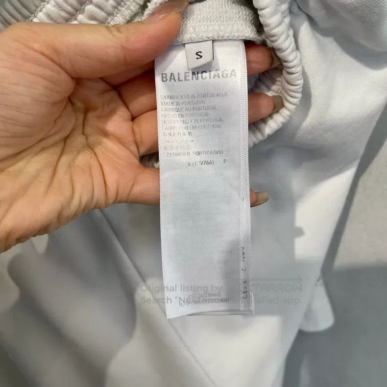 Balenciaga Balenciaga Size S White double B logo shorts Size US 27 - 5 Thumbnail
