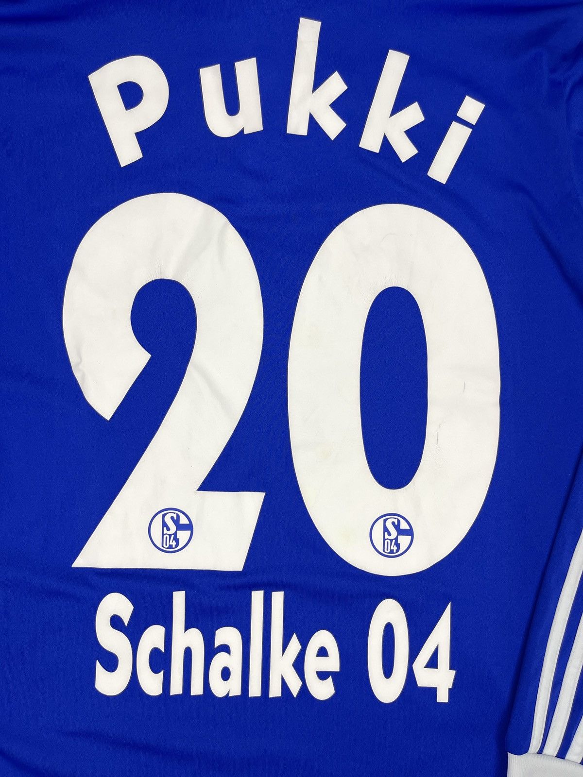 Adidas Adidas Schalke Pukki 20 Bundes Liga Polo Longsleeve Jersey Size US S / EU 44-46 / 1 - 11 Thumbnail