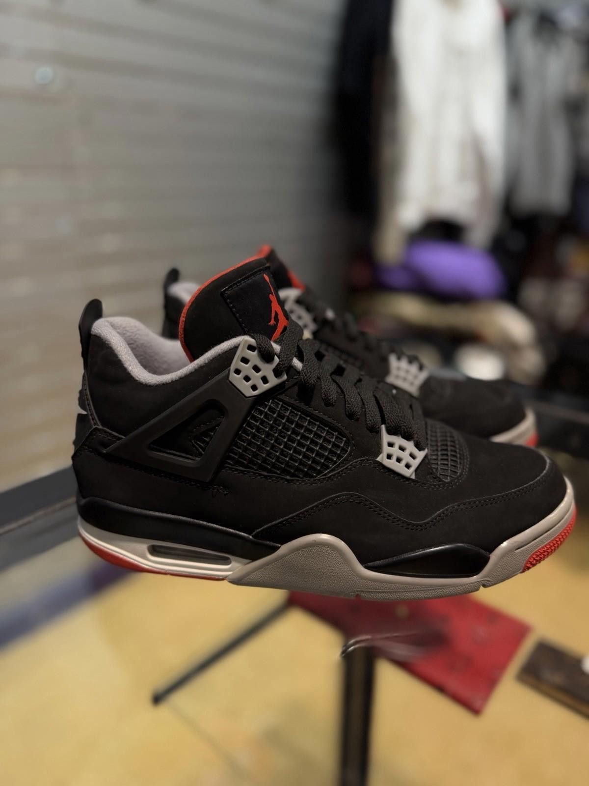 Jordan Brand Jordan Air Jordan 4 Retro OG Bred 2019 Men's 8.5 Size US 8.5 / EU 41-42 - 2 Thumbnail