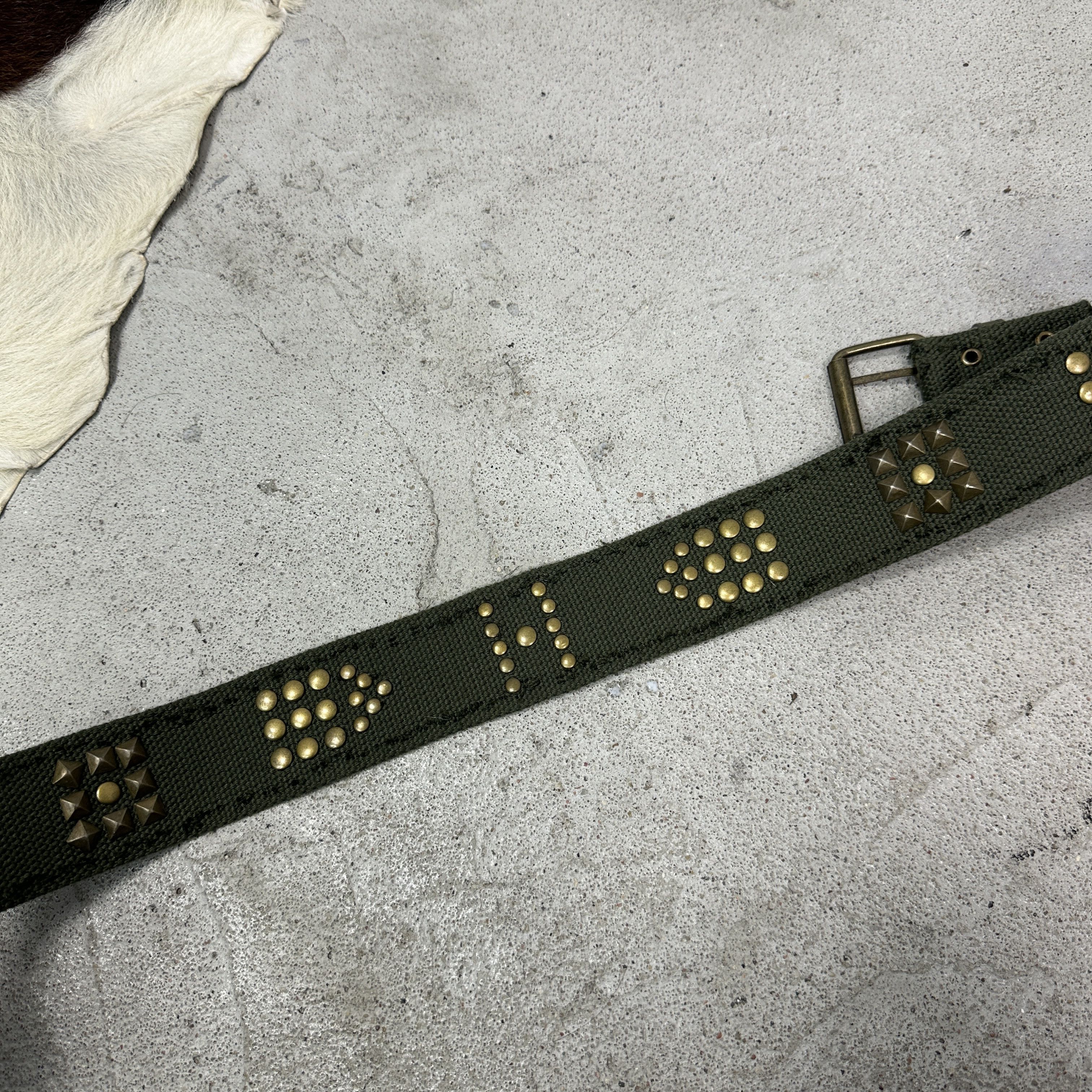 Vintage Vintage Grunge Opium Studded Belt Y2K Size ONE SIZE - 4 Thumbnail