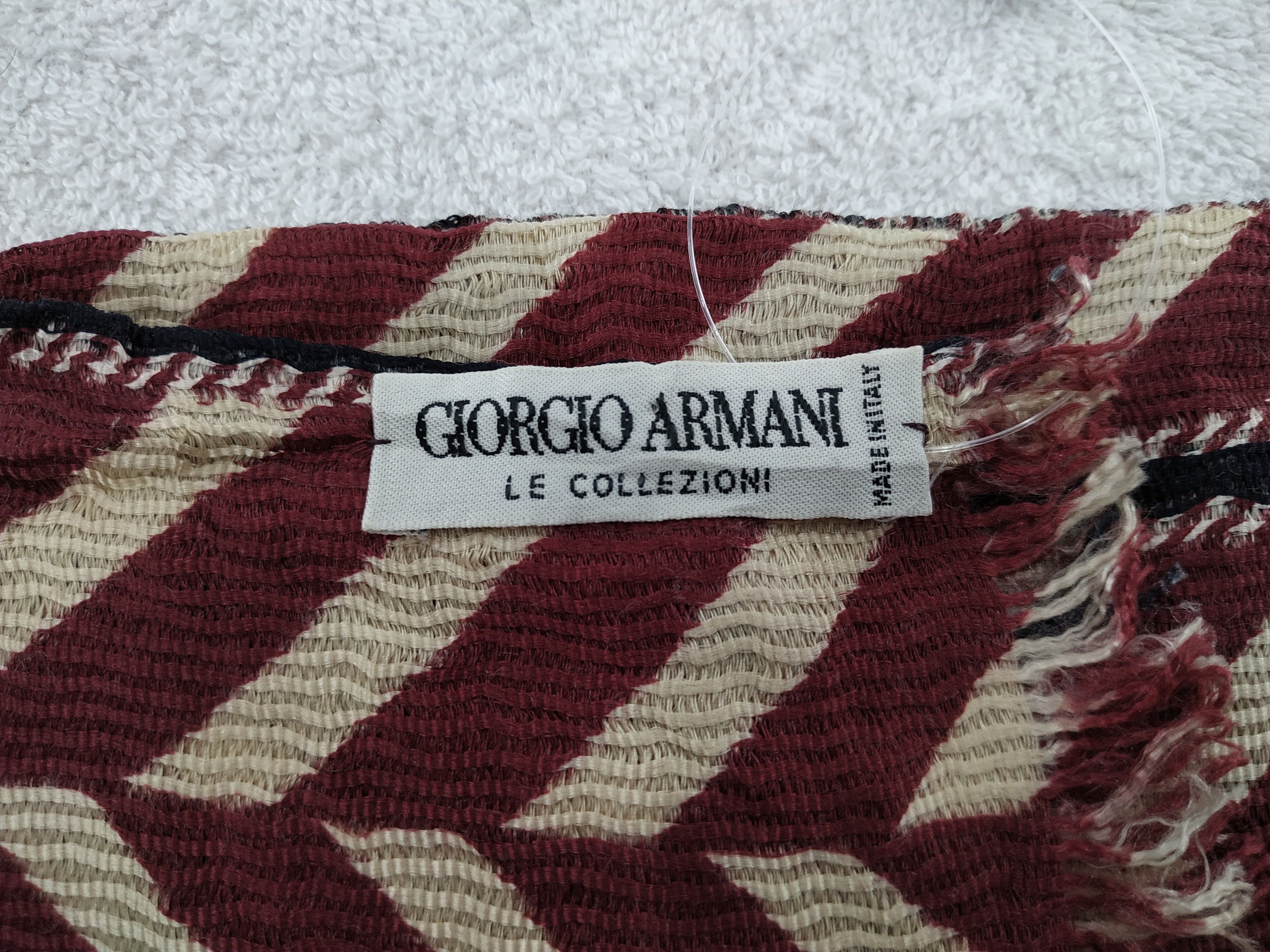Giorgio Armani × Vintage Giorgio Armani Scarf / Muffler / Neckwear Size ONE SIZE - 5 Thumbnail