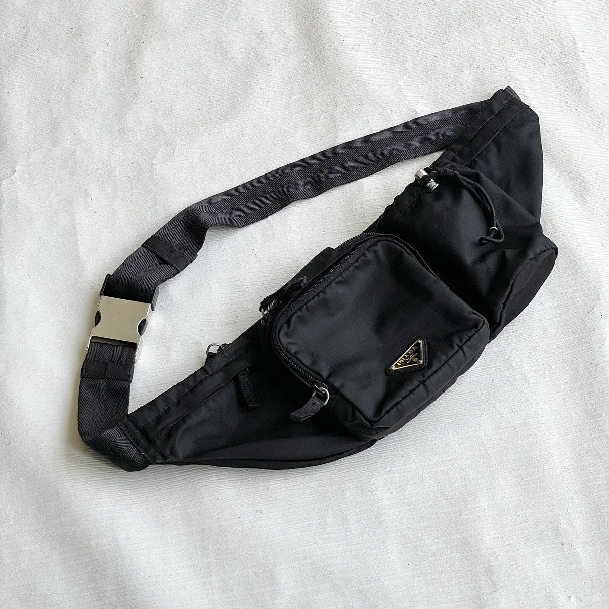 Prada Prada Tessutto Nylon Black Belt Bag/Crossbody Size ONE SIZE - 3 Thumbnail