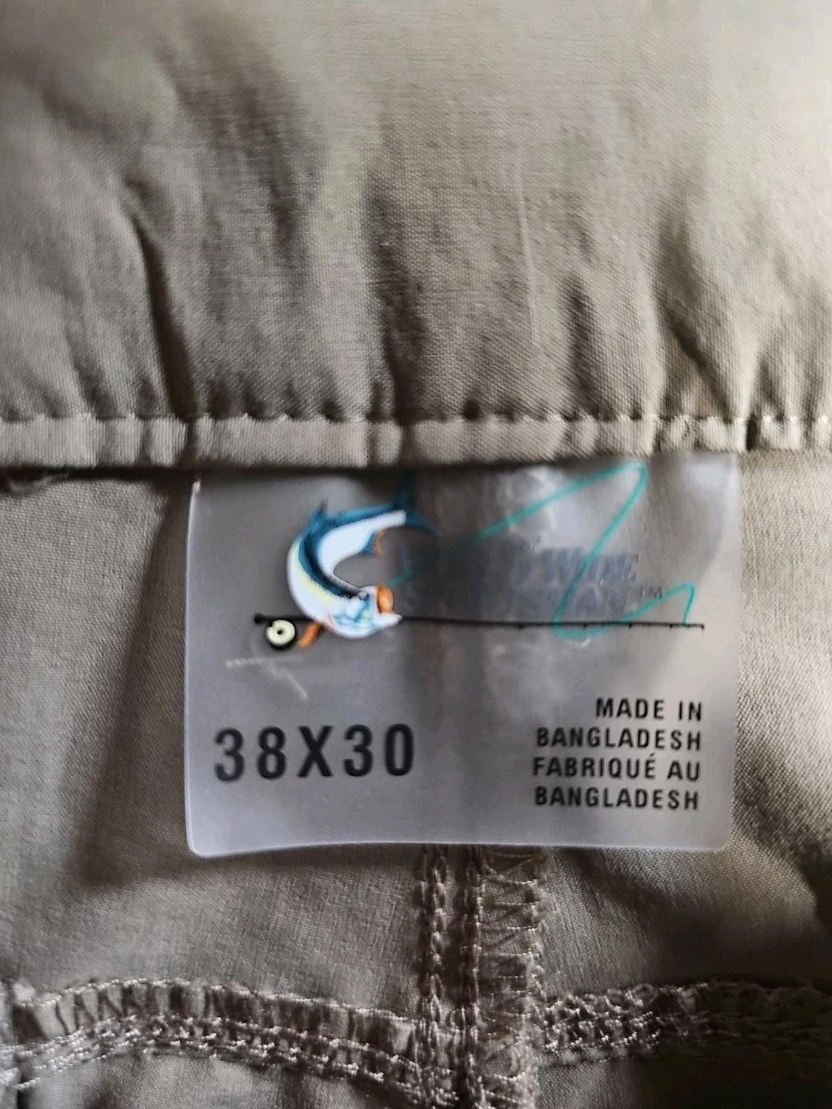 Other World Wide Sportsman 38x30(27actual) Outdoor Khaki Pants Size US 38 / EU 54 - 3 Thumbnail