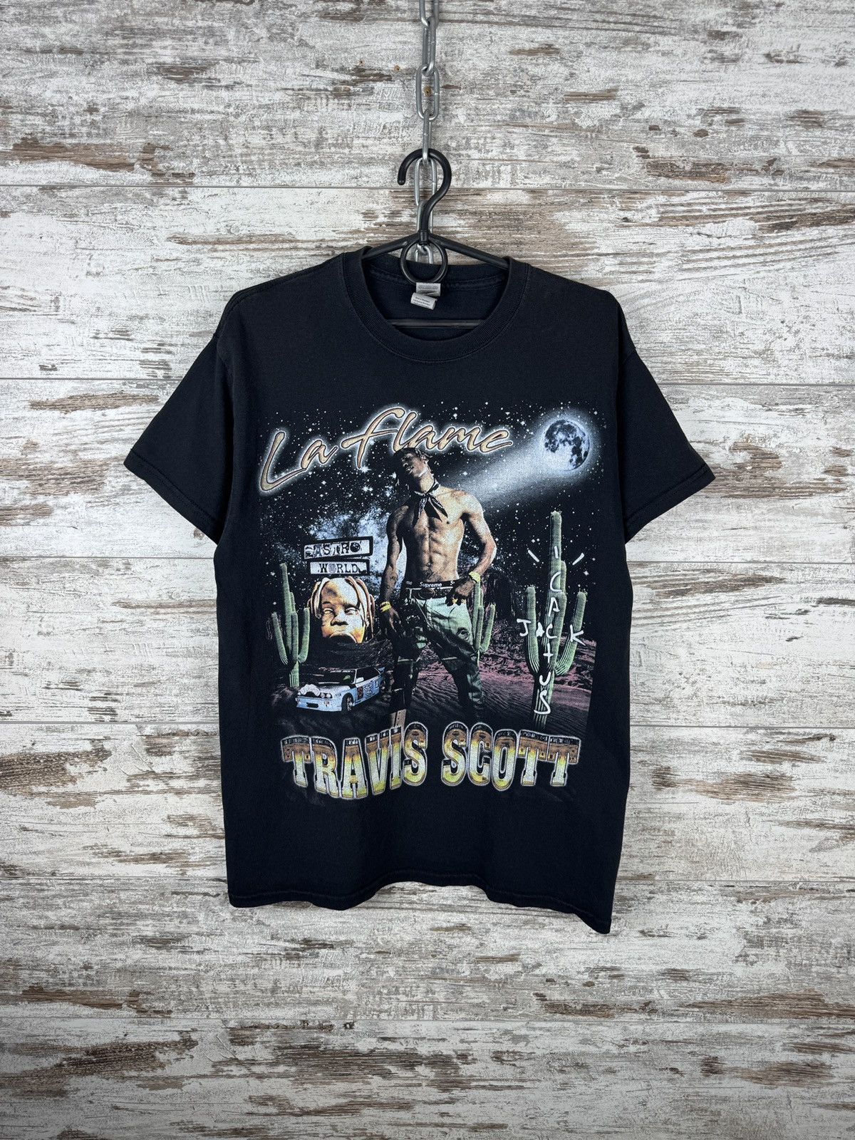 Band Tees × Rap Tees × Travis Scott Mens Vintage Travis Scott T-shirt rare tee rap size M Size US M / EU 48-50 / 2 - 1 Thumbnail