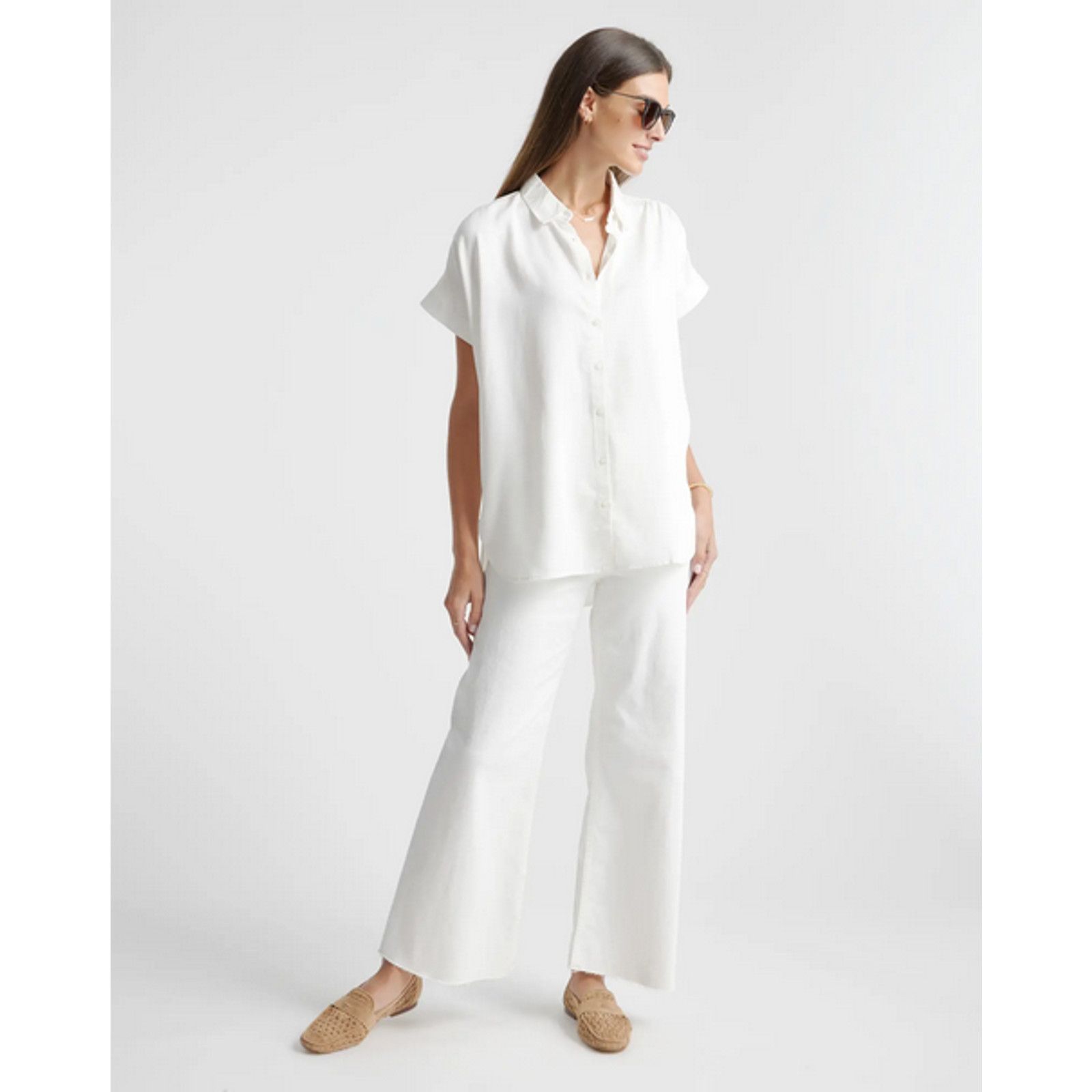 Quince Quince Vintage Wash Tencel Camp Shirt Size s NWT Size L / US 10 / IT 46 - 4 Thumbnail