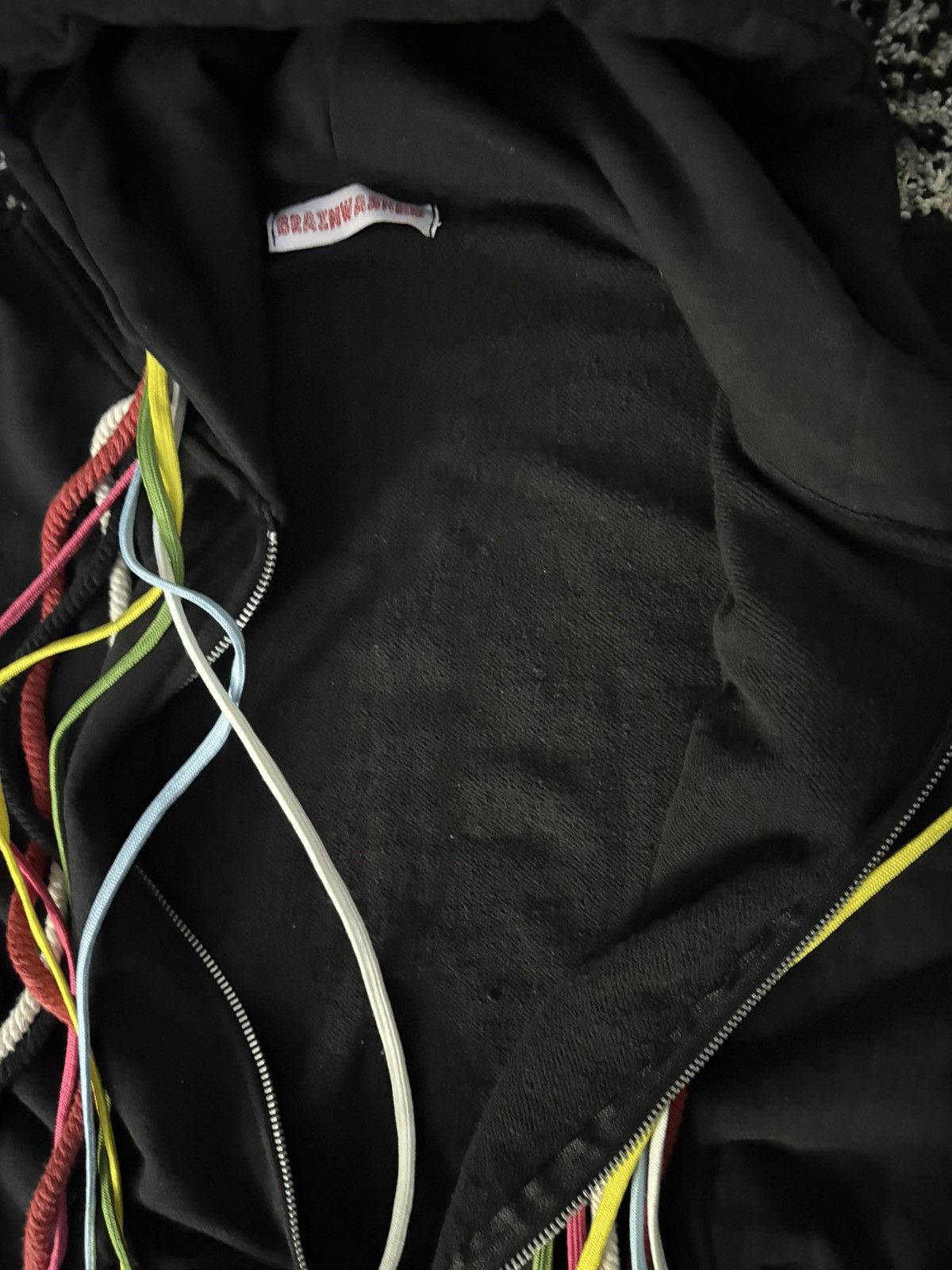 Other Brainwashed multi color drawstring zip up Size US XL / EU 56 / 4 - 6 Thumbnail