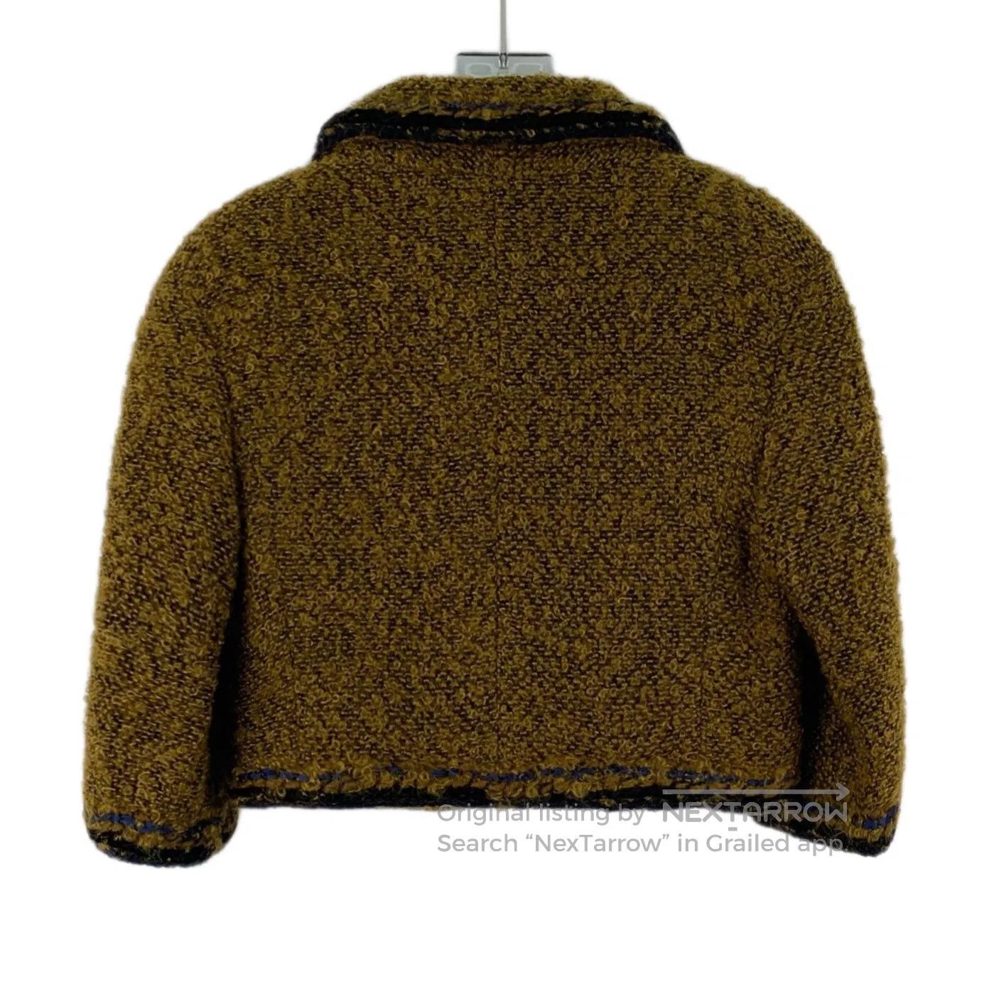 Chanel Chanel Dark Brown Mohair Lapel Single-Breasted Long Sleeve Size XS / US 0-2 / IT 36-38 - 2 Thumbnail