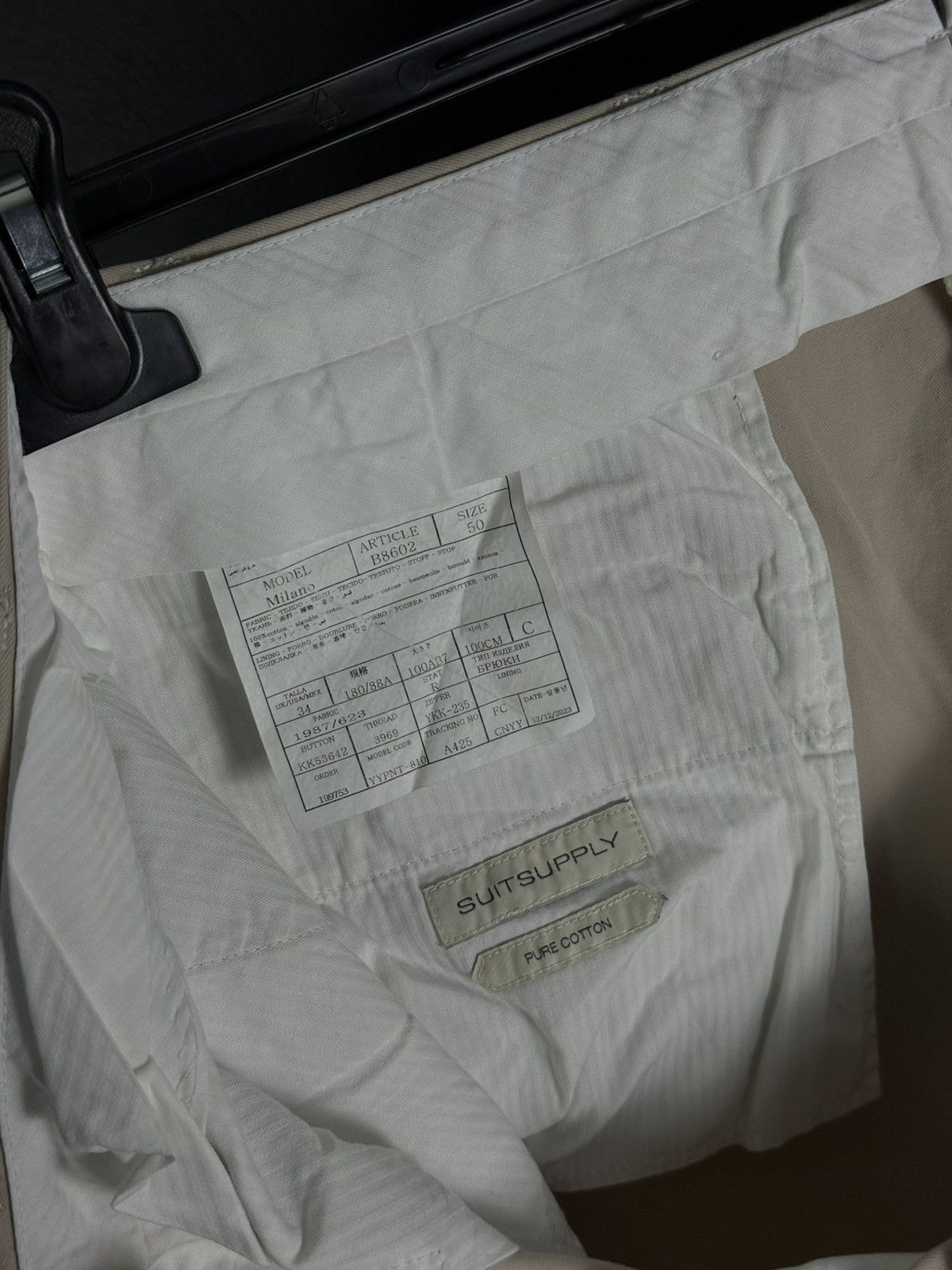 Suitsupply SUITSUPPLY Milano Trousers Men's UK 34 Cotton Size US 34 / EU 50 - 9 Thumbnail