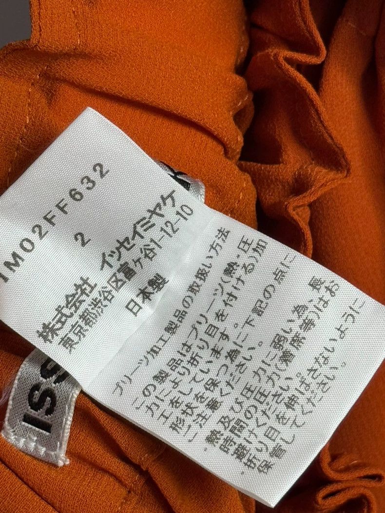 Issey Miyake Issey Miyake size:2 Main line orange wide-leg pants Size 22" - 5 Thumbnail