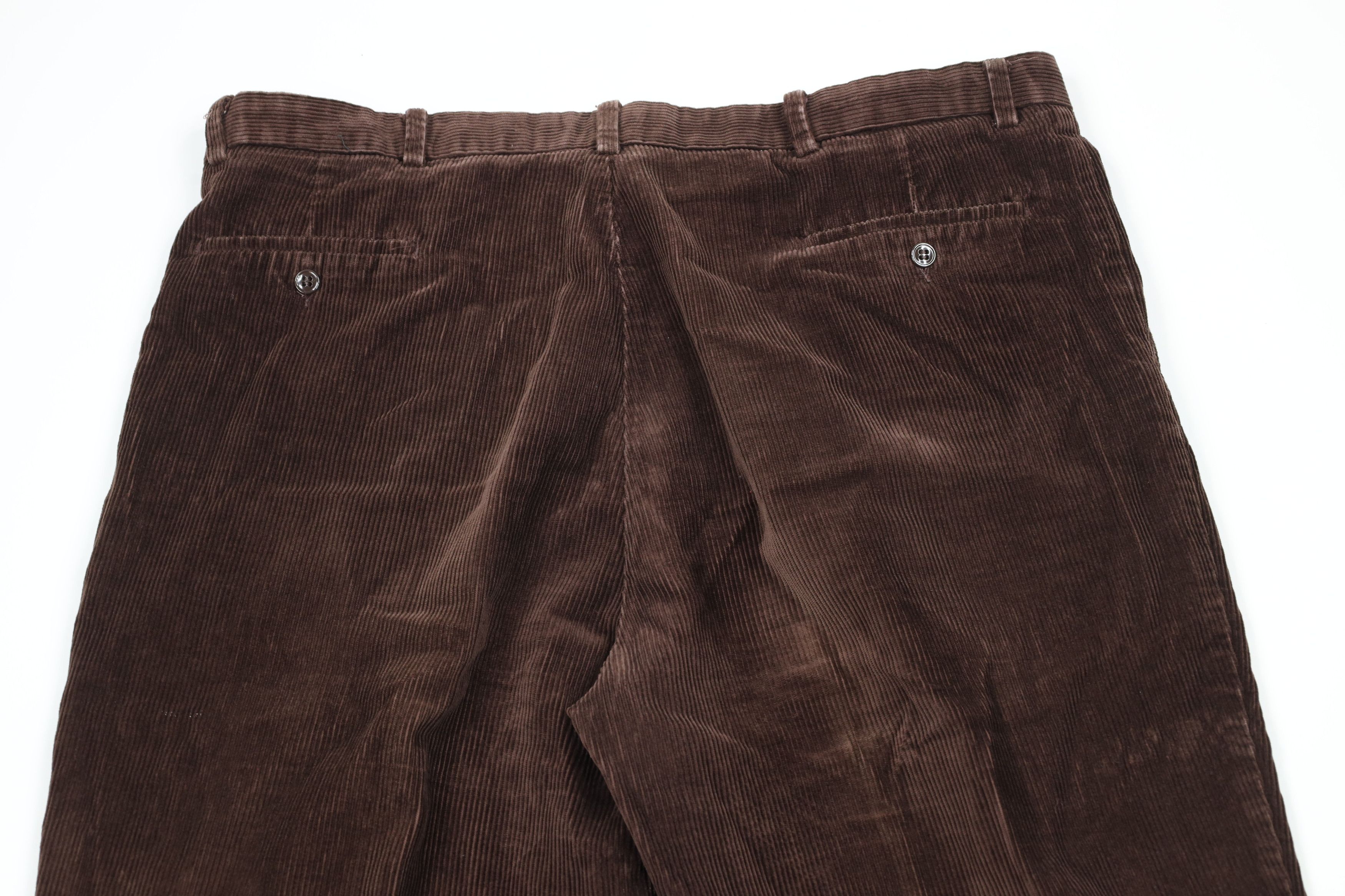 Vintage Vintage 90s Streetwear Pleated Wide Leg Corduroy Pants Size US 42 / EU 58 - 12 Thumbnail
