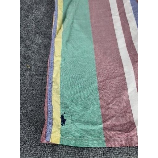 Polo Ralph Lauren Polo Ralph Lauren Classic Fit Sz M Striped Button Up Short S Size US M / EU 48-50 / 2 - 2 Thumbnail