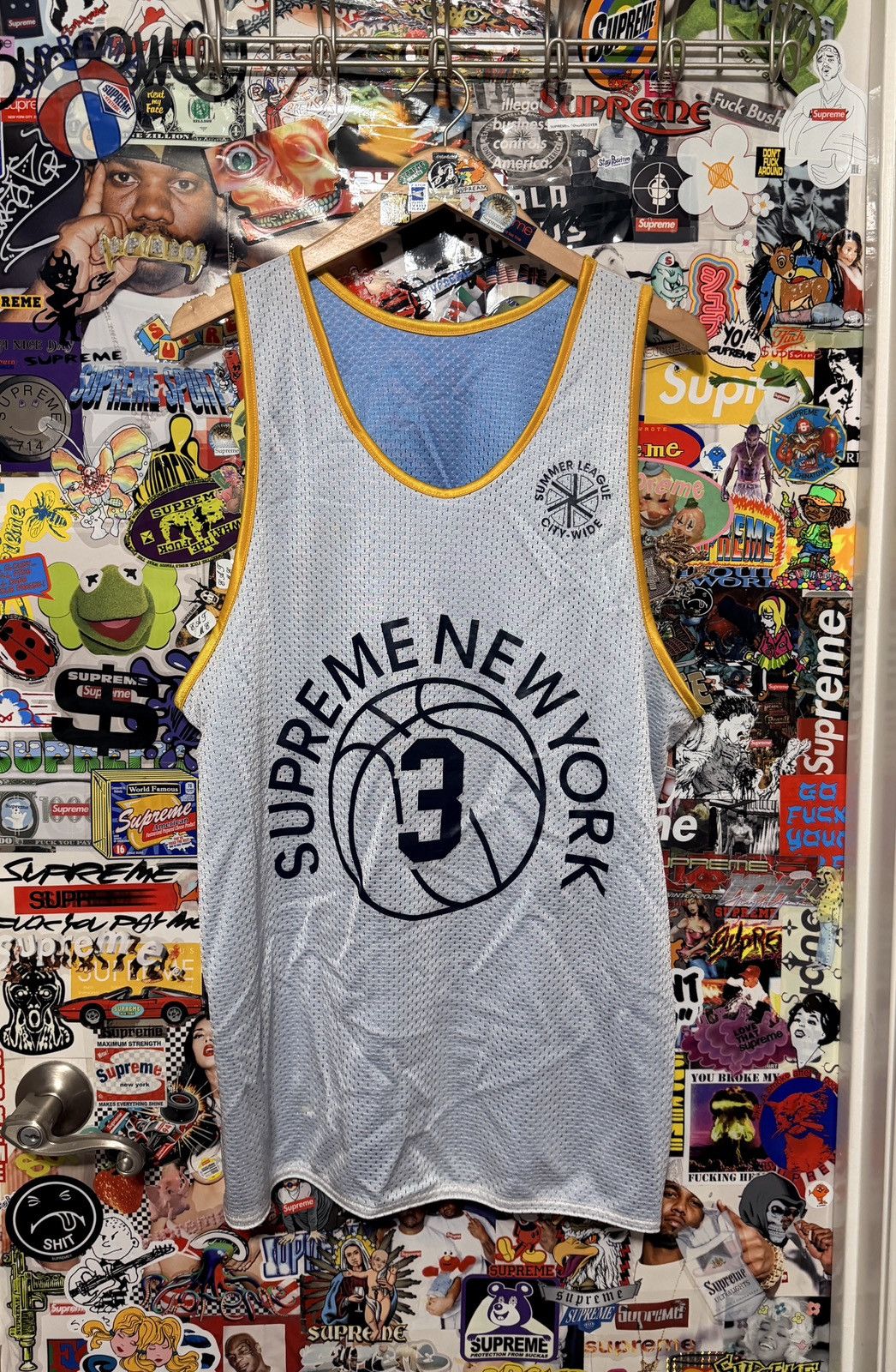 Supreme DSWT 2005 Supreme Mesh Tank Basketball Jersey Reversible MED Size US M / EU 48-50 / 2 - 1 Thumbnail