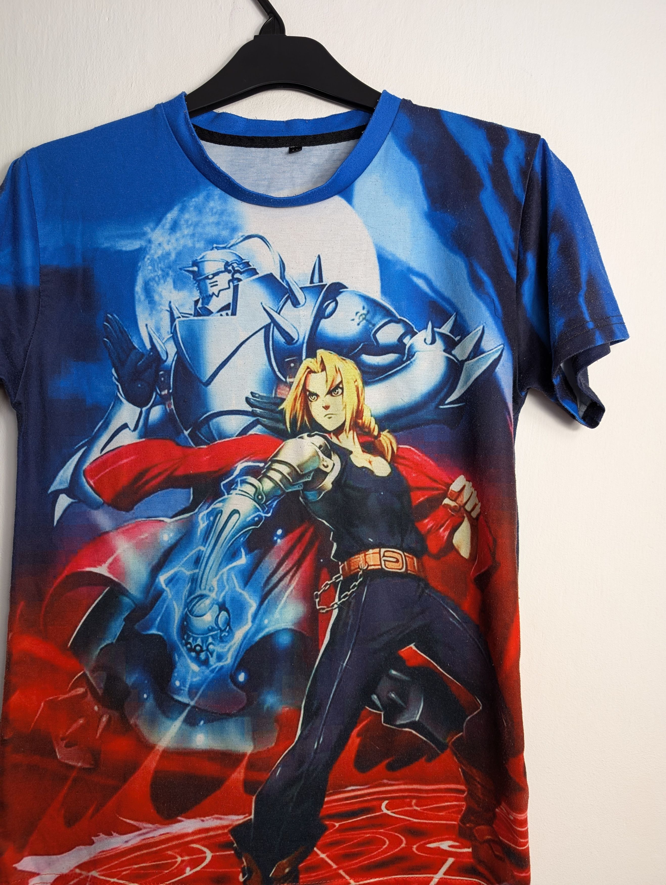 Anime Fullmetal Alchemist Full Print Anime T-shirt Y2K Manga Tee Size US M / EU 48-50 / 2 - 2 Thumbnail