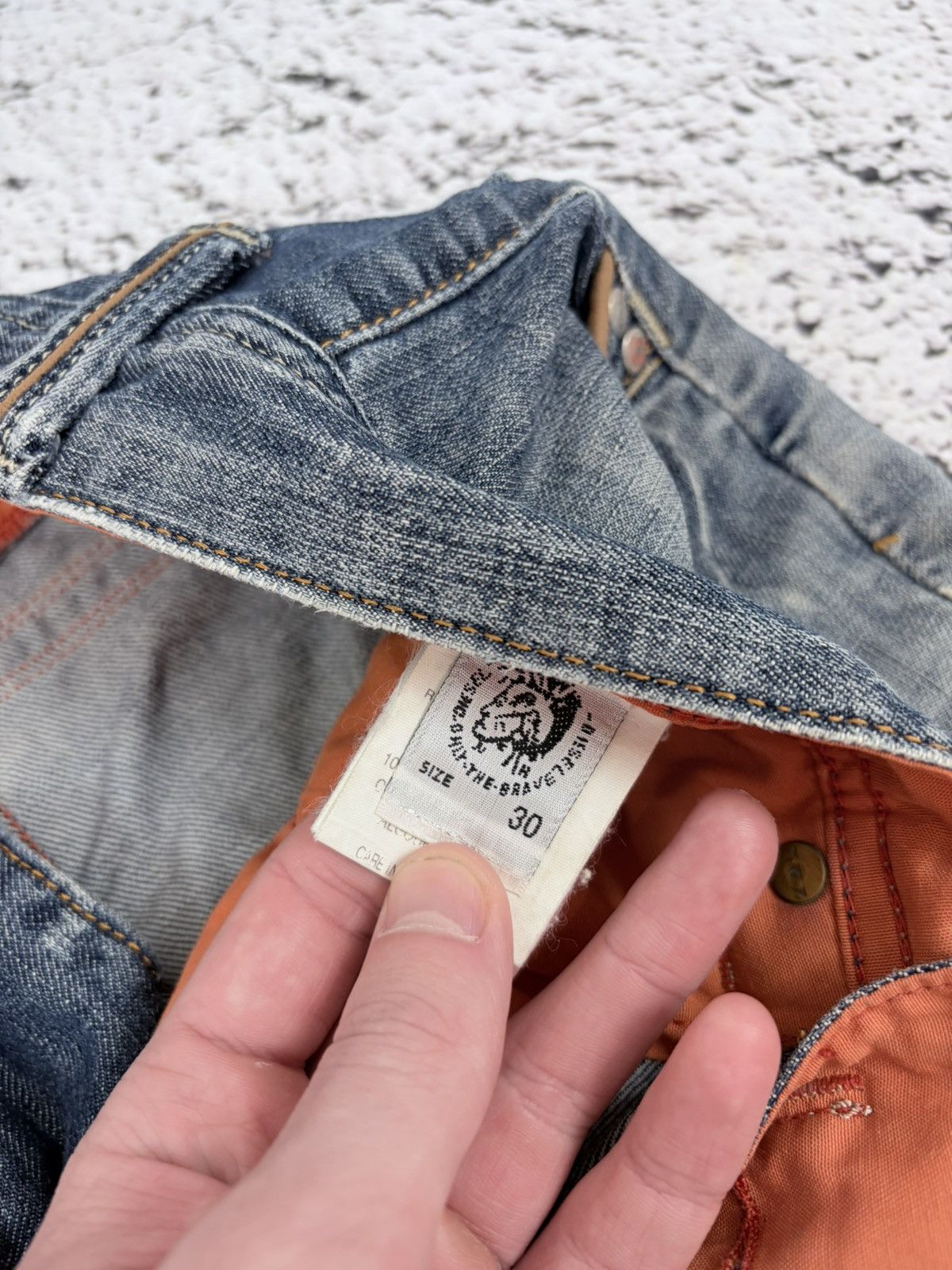 Diesel ⁠Vintage Diesel Distressed Jeans Y2K Archive Denim Size US 30 / EU 46 - 8 Thumbnail