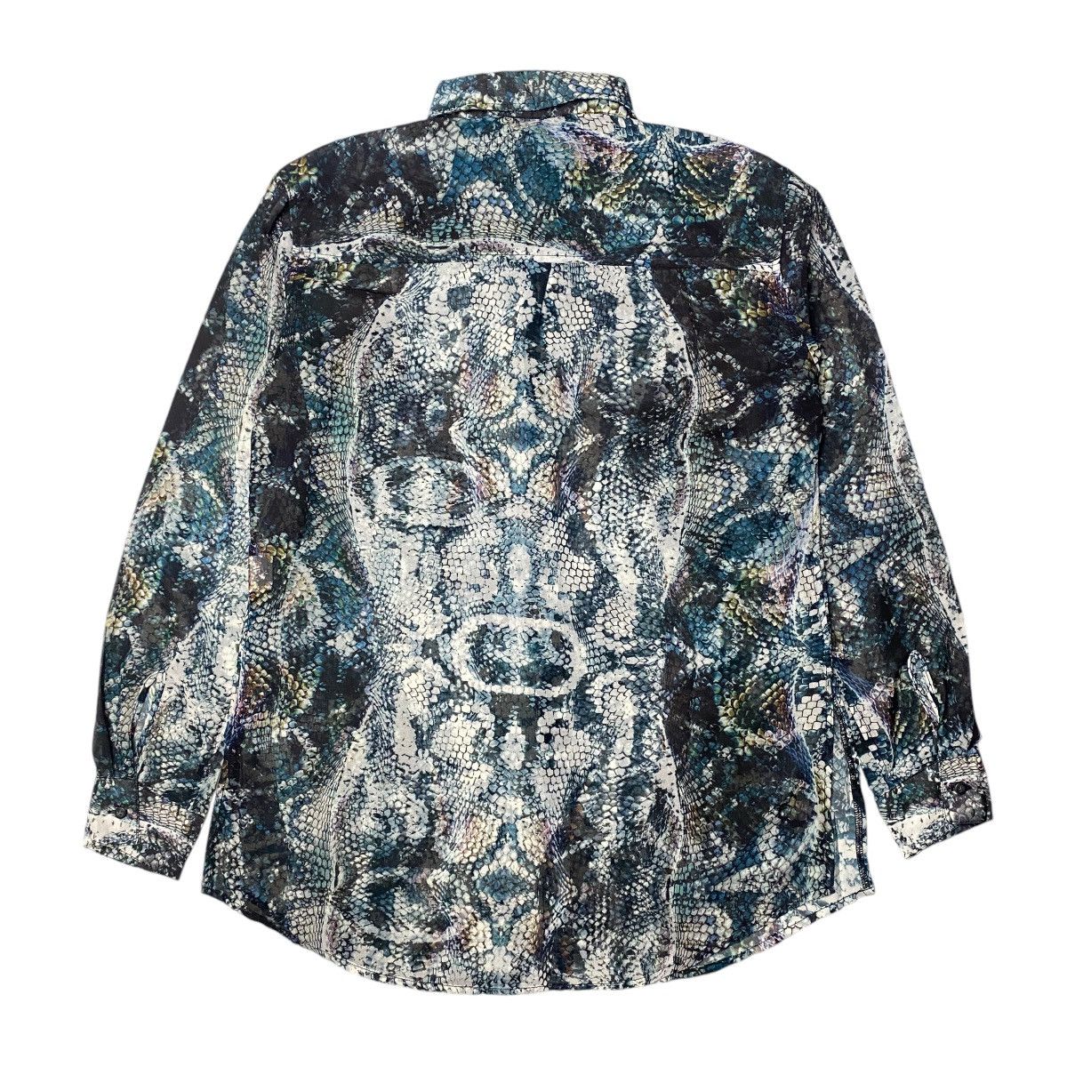 If Six Was Nine 2000's Ksubi Snakeskin Mesh Shirts Size US M / EU 48-50 / 2 - 7 Thumbnail