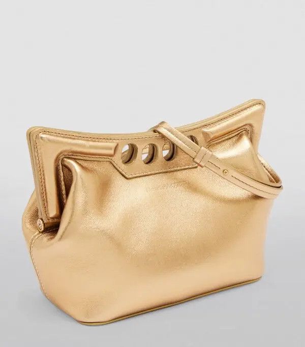 Alexander McQueen o1w1db10925 Size: OS/The Mini Peak Bag in Golden Size ONE SIZE - 10 Thumbnail