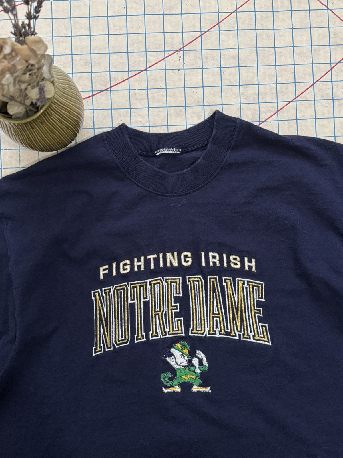 NCAA × Pro Player × Vintage Vintage Pro Player Notre Dame Fighting Irish Embroidered Tee Size US L / EU 52-54 / 3 - 5 Thumbnail