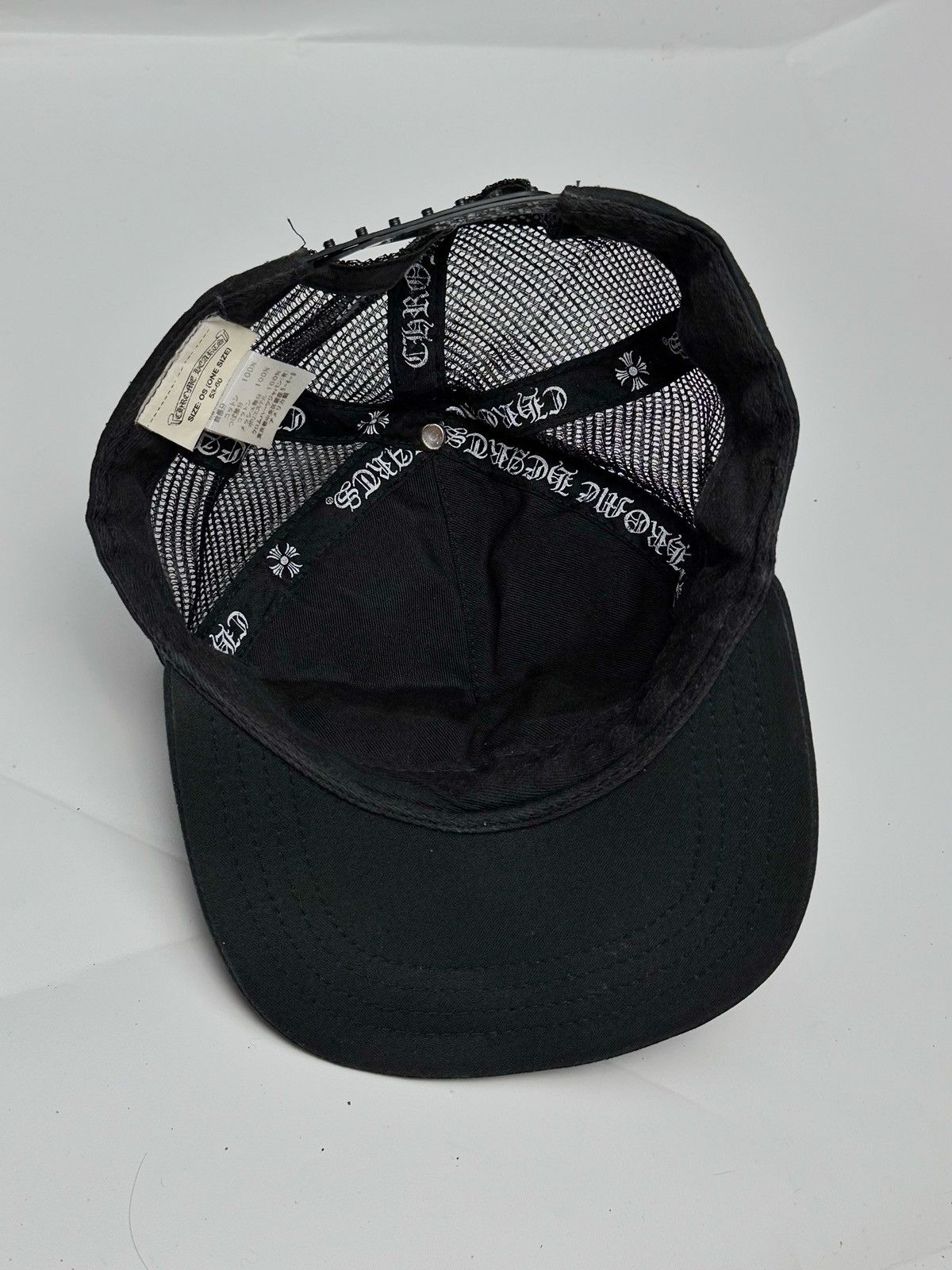 Chrome Hearts Chrome Hearts Trucker Hat Black Size ONE SIZE - 3 Thumbnail