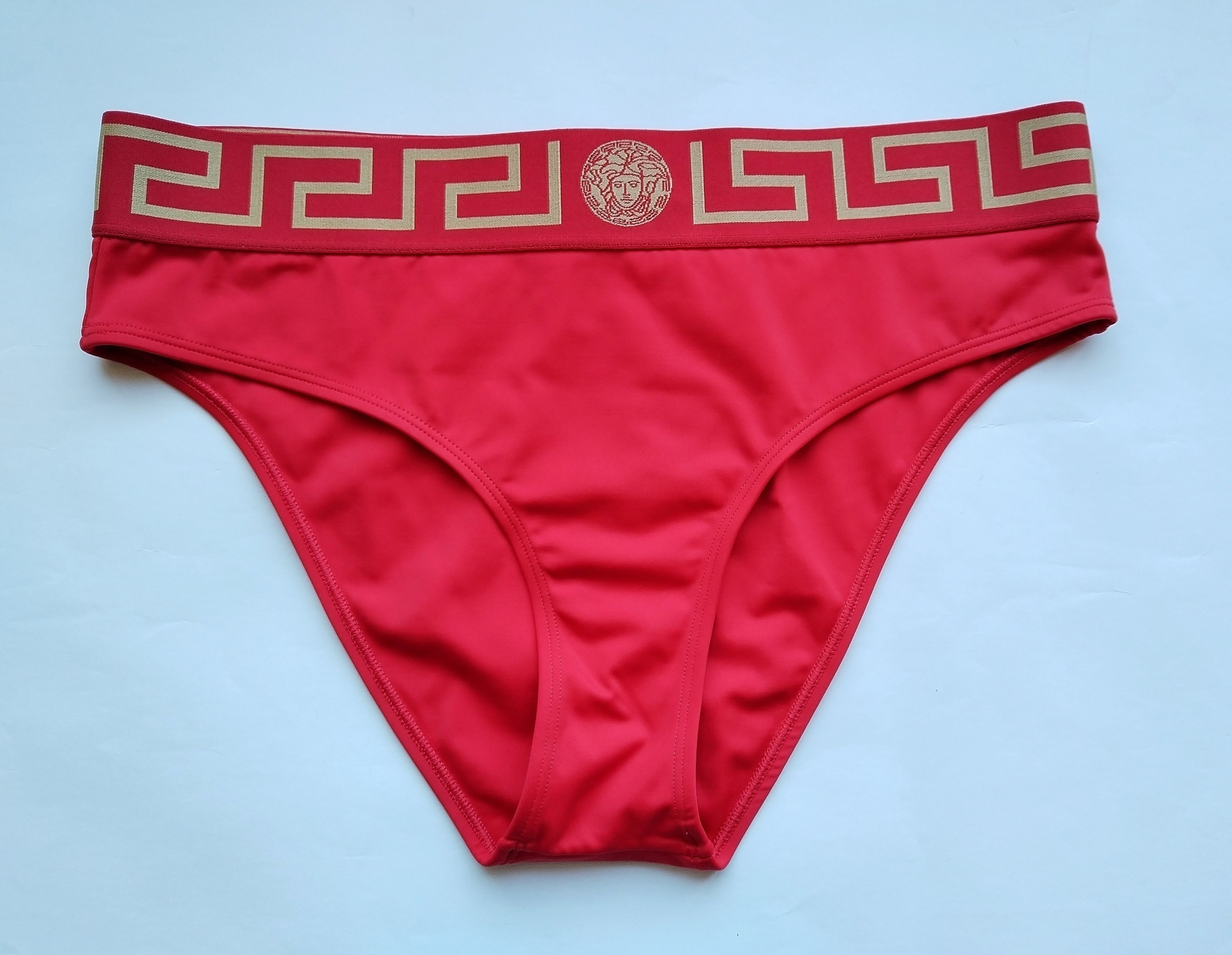 Versace Greek key / Medusa bikini bottoms Size 32" / US 10 / IT 46 - 4 Thumbnail