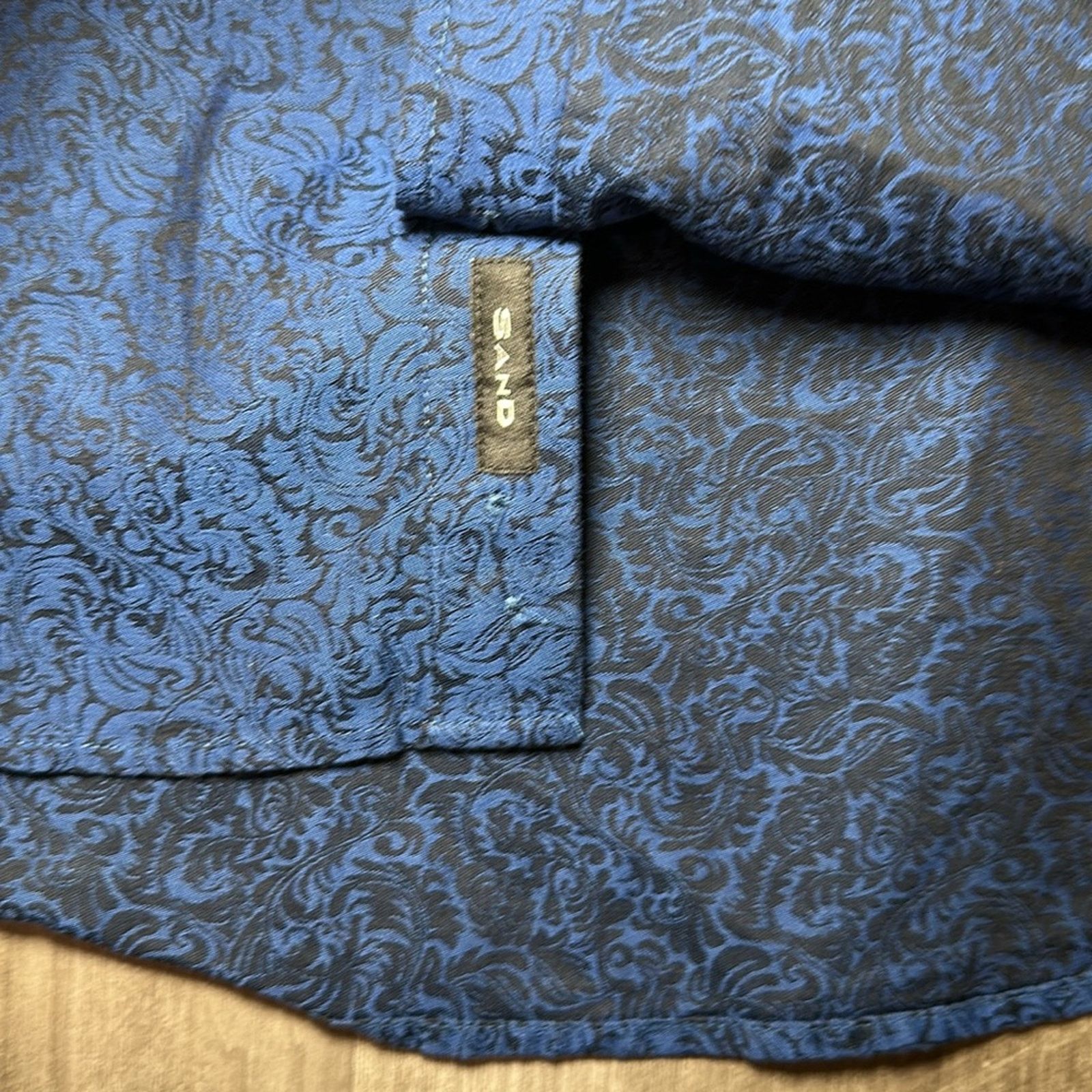 SAND Sand Slim Fit Long Sleeve Button Down 16.5 42 (Large) Size US L / EU 52-54 / 3 - 6 Thumbnail