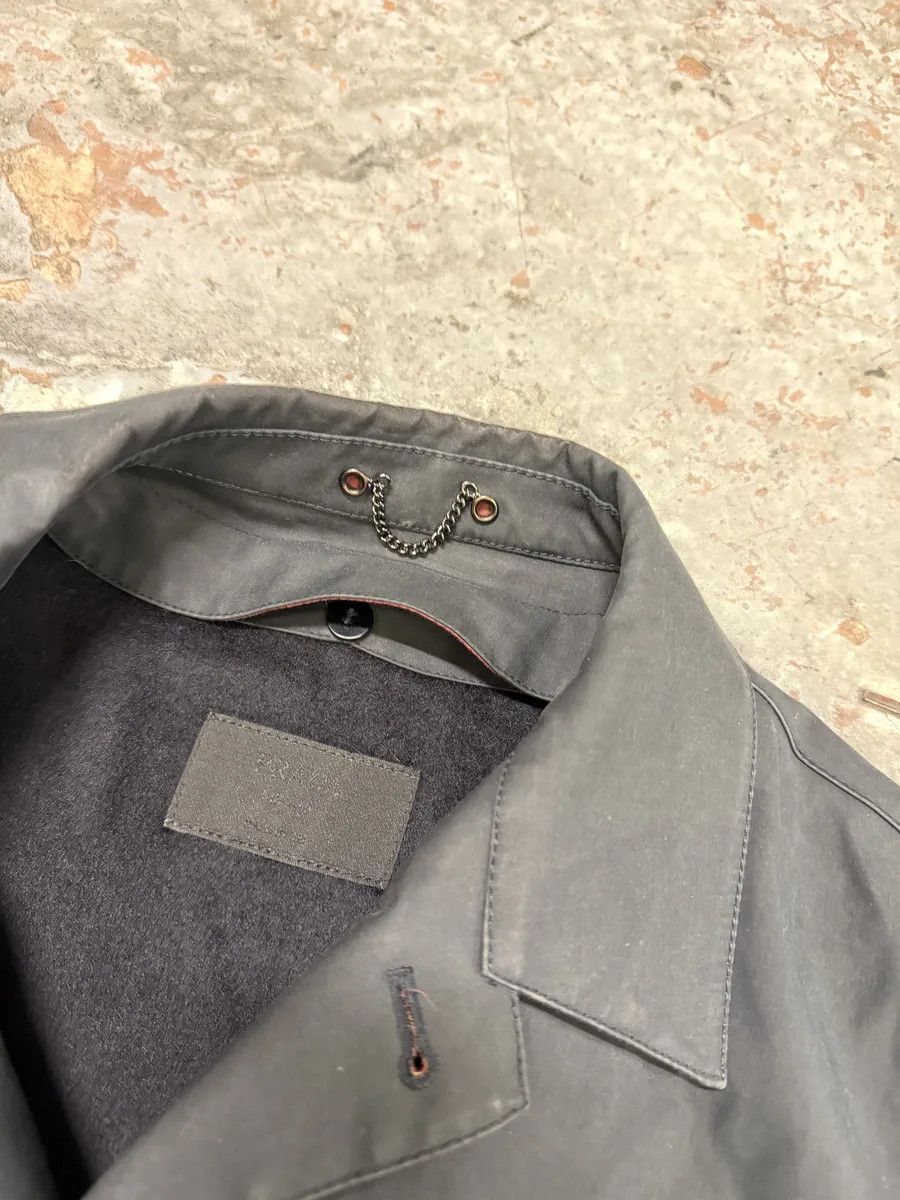 Prada 2000s Prada Black Imperial Premium Light Long Trench Jacket Size US M / EU 48-50 / 2 - 8 Thumbnail