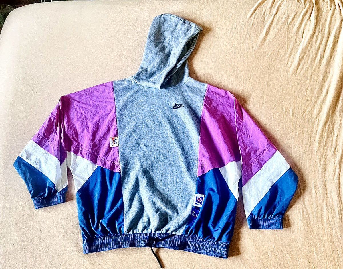 Nike Nike Women’s Icons Clash Pullover Windbreaker (Grey) - Small Size S / US 4 / IT 40 - 2 Thumbnail