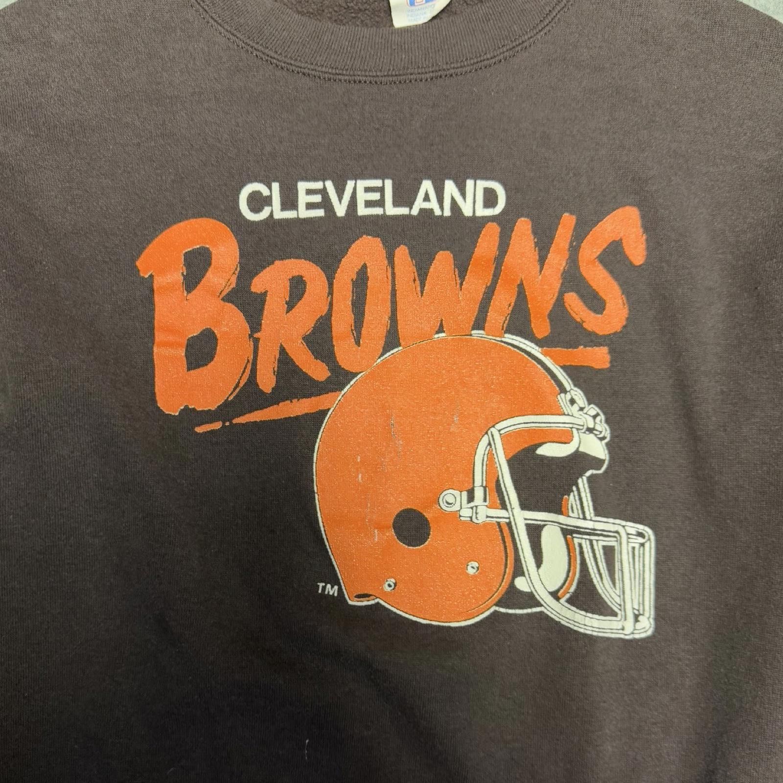 Logo 7 90s Cleveland Browns Crewneck — M — Size US M / EU 48-50 / 2 - 2 Thumbnail