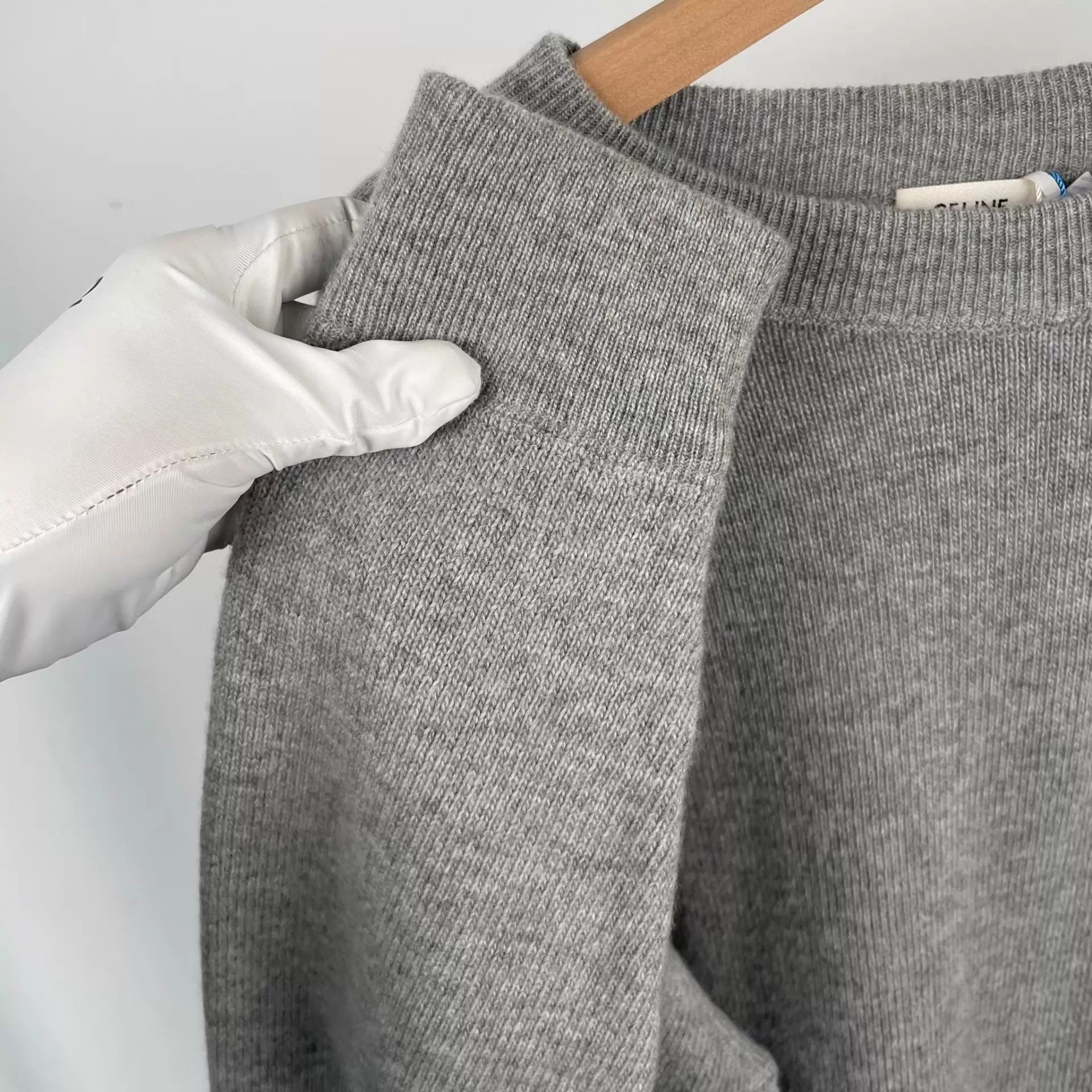 Celine Celine Women's Gray Knit Set M Size M / US 6-8 / IT 42-44 - 8 Thumbnail