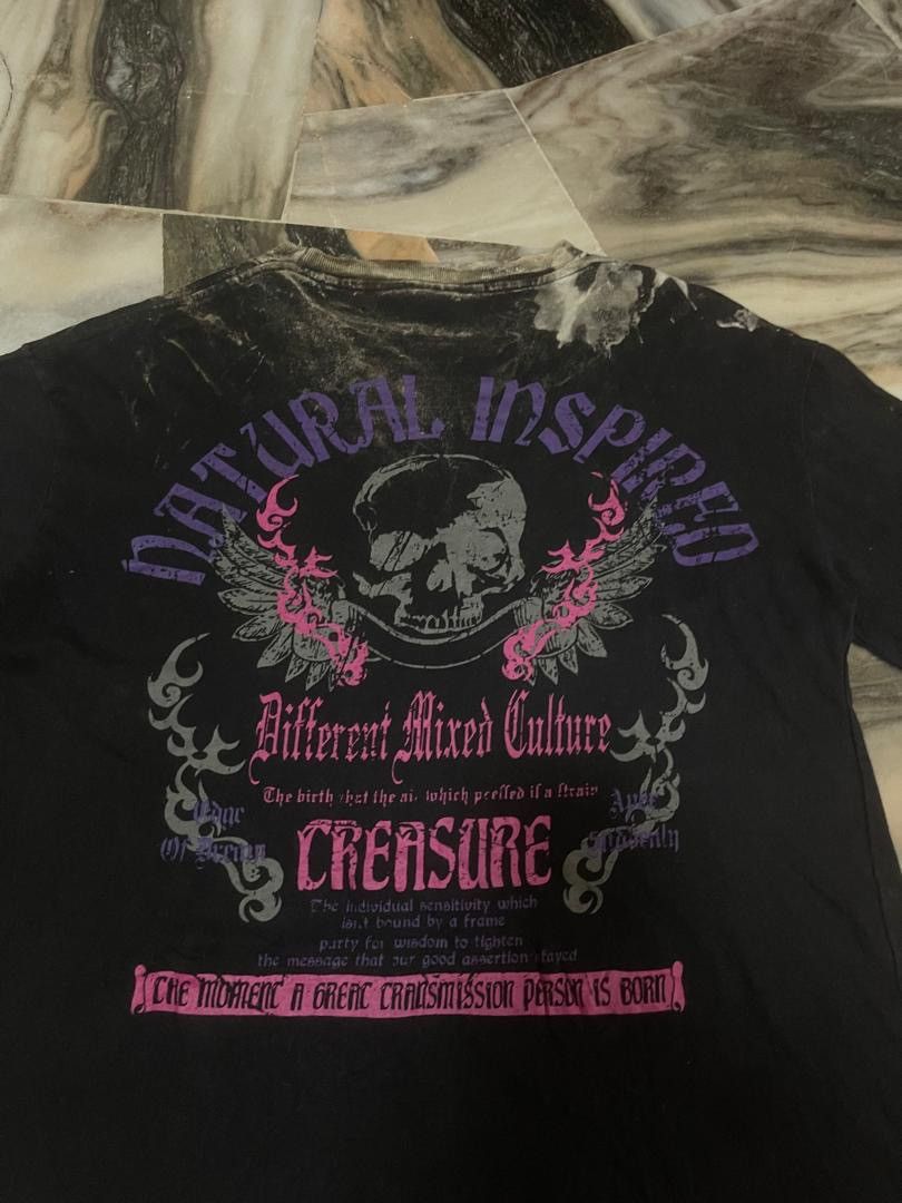 Hysteric Glamour Sun Faded Poem Skull Gothic Seditionaries Shirt Size US L / EU 52-54 / 3 - 8 Thumbnail