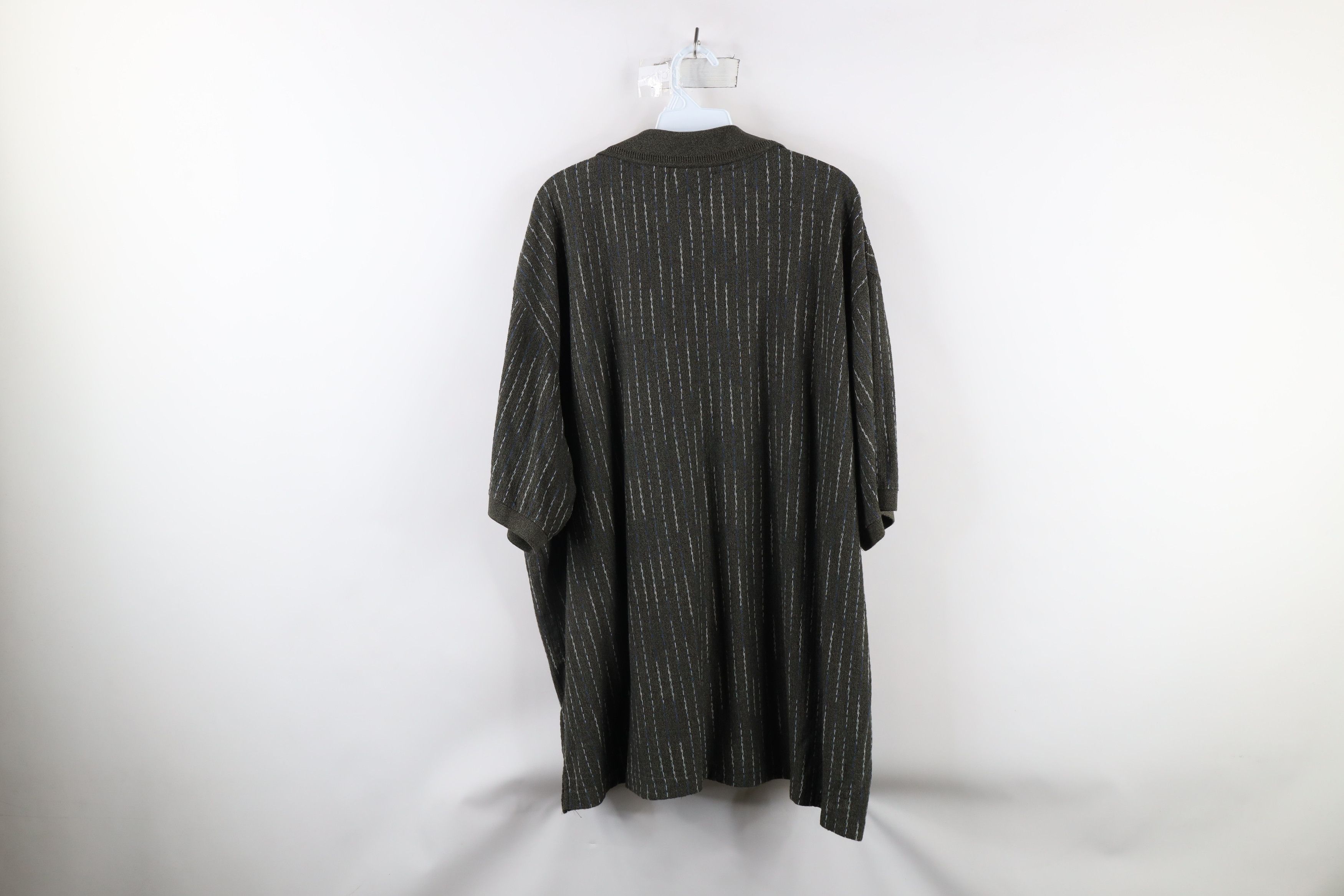 Vintage Vintage 90s Streetwear Knit Short Sleeve Golf Polo Shirt Size US XXL / EU 58 / 5 - 6 Thumbnail