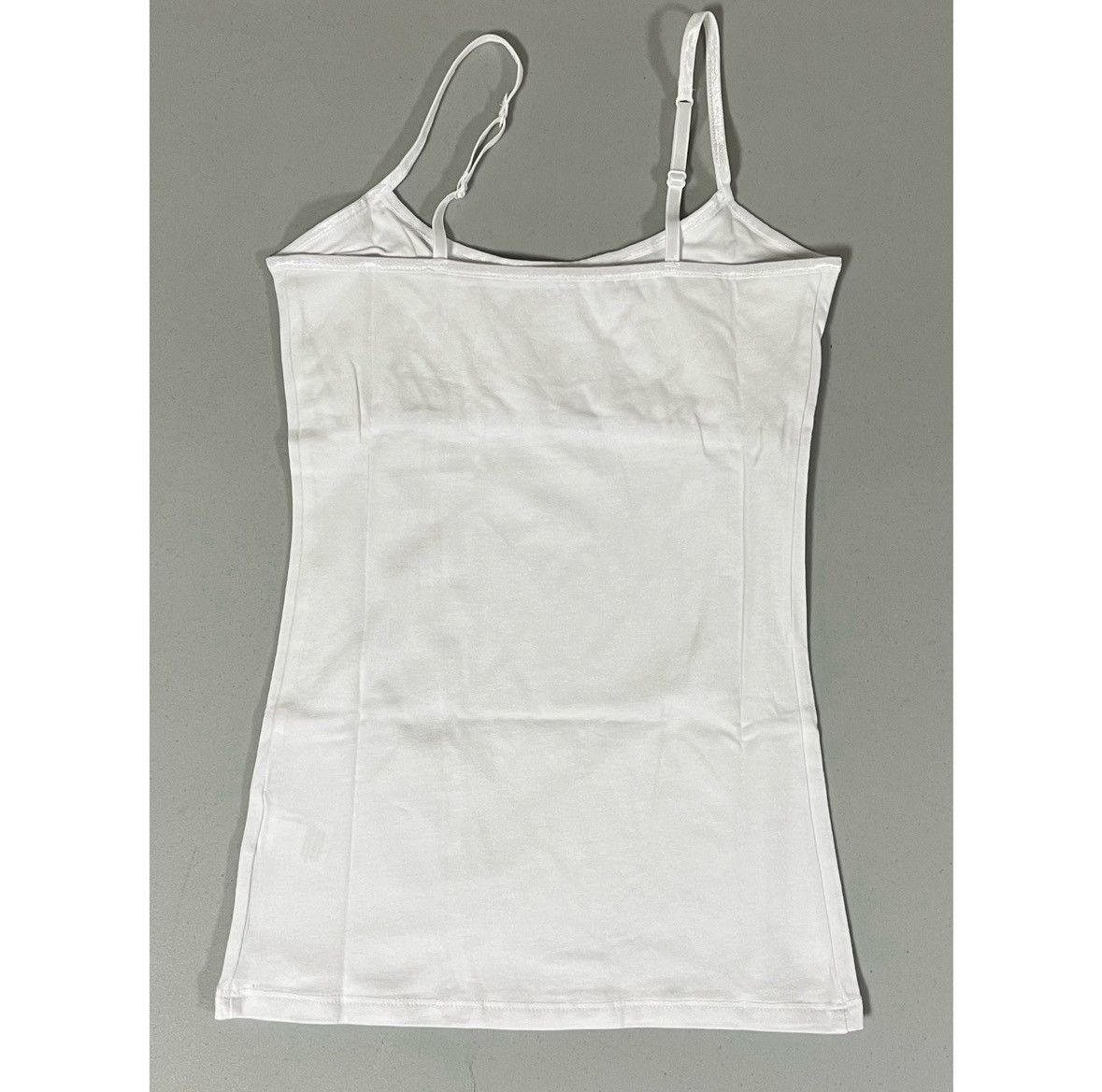 Sonoma SO White Shelf-Bra Cami Camisole Tank Top Shirt Size XS 🤍 Size XS / US 0-2 / IT 36-38 - 3 Thumbnail