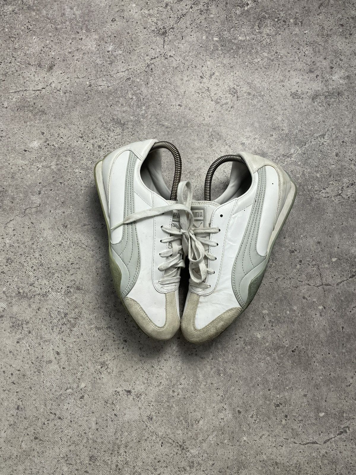 Japanese Brand × Puma × Vintage Vintage Japanese Puma Speedcat White Shoes Size US 7.5 / EU 40-41 - 1 Thumbnail