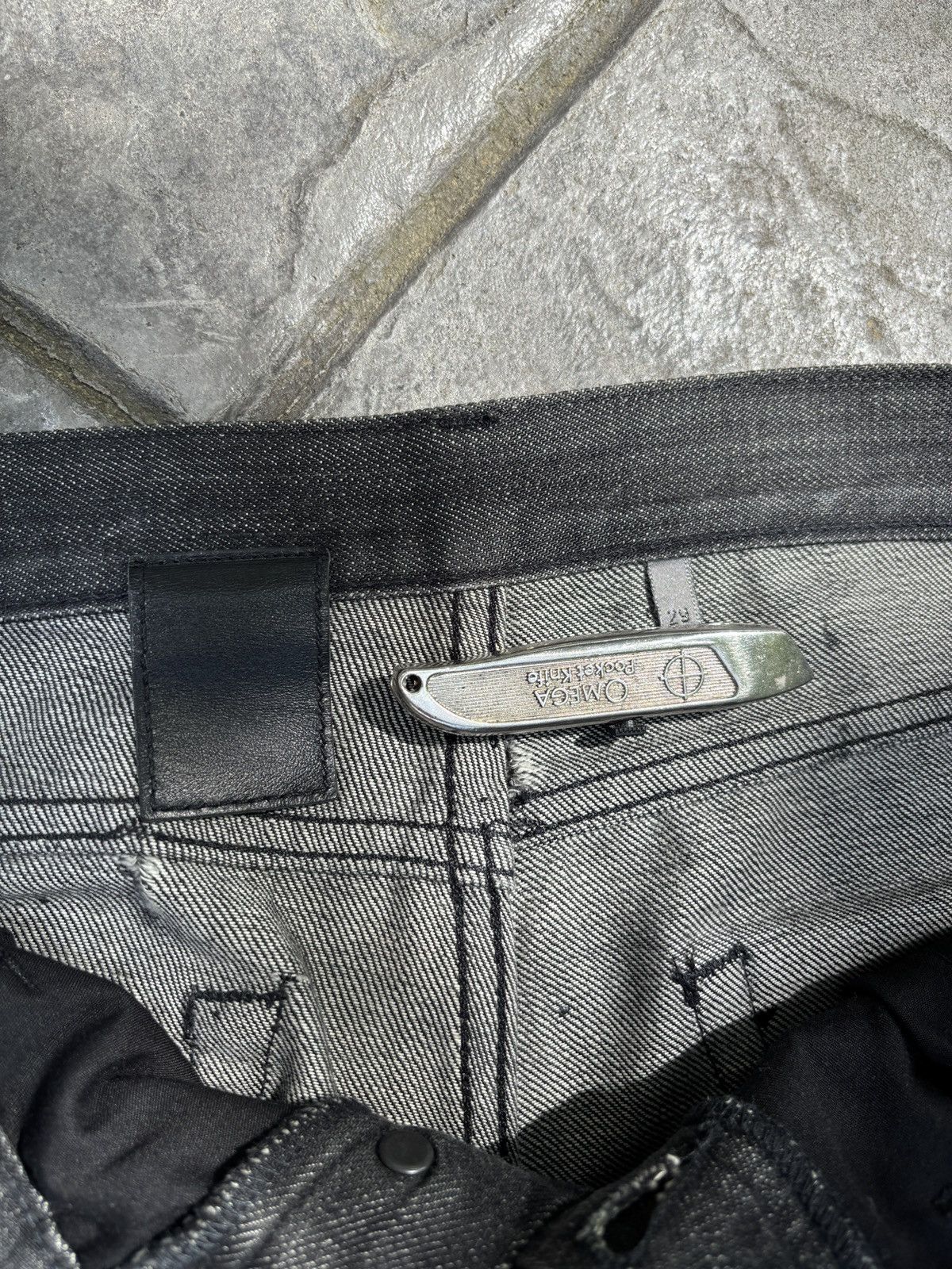 Dior Dior SS04 Strip Denim Size US 29 - 5 Thumbnail